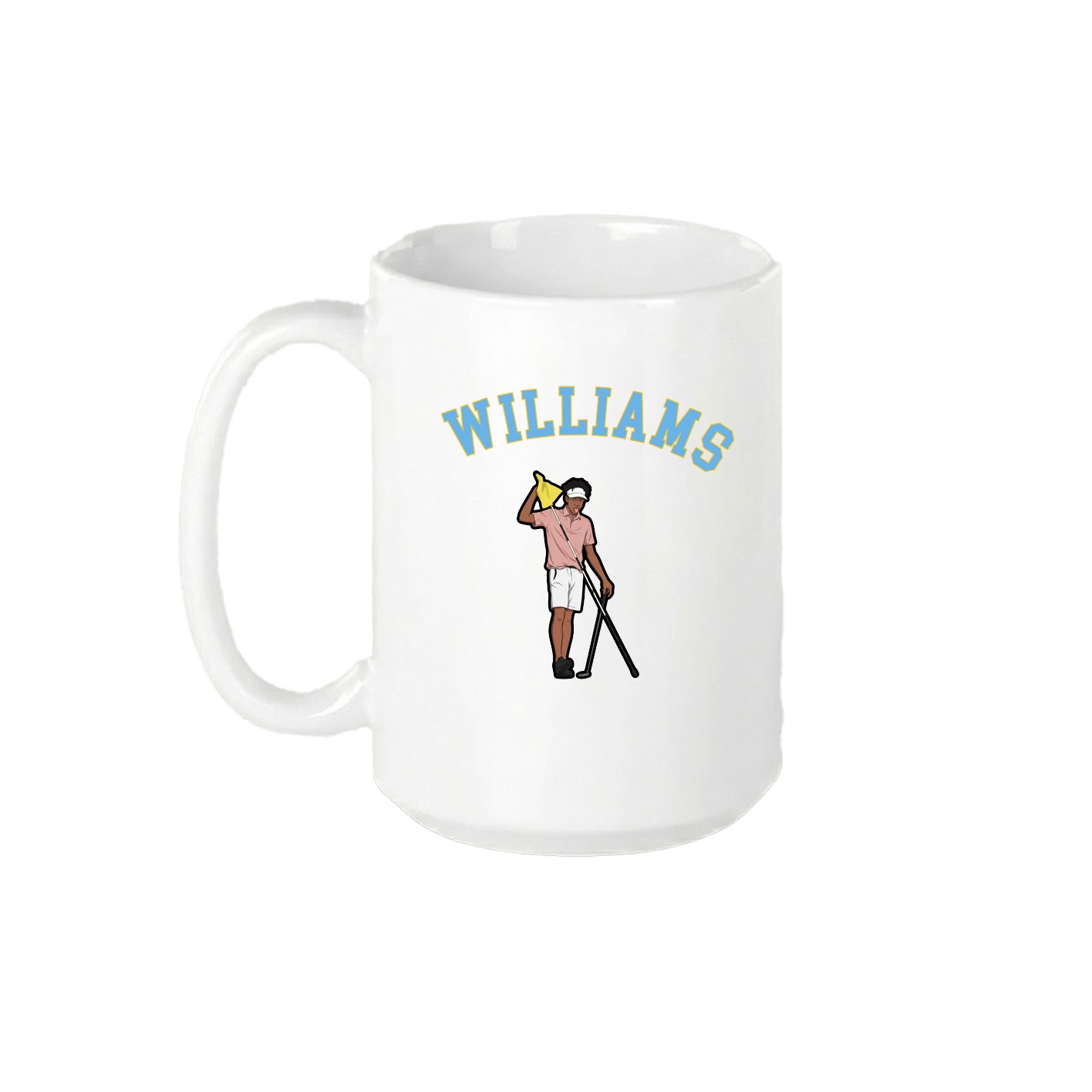 15oz Coffee Mug — Shirsey Arch in White