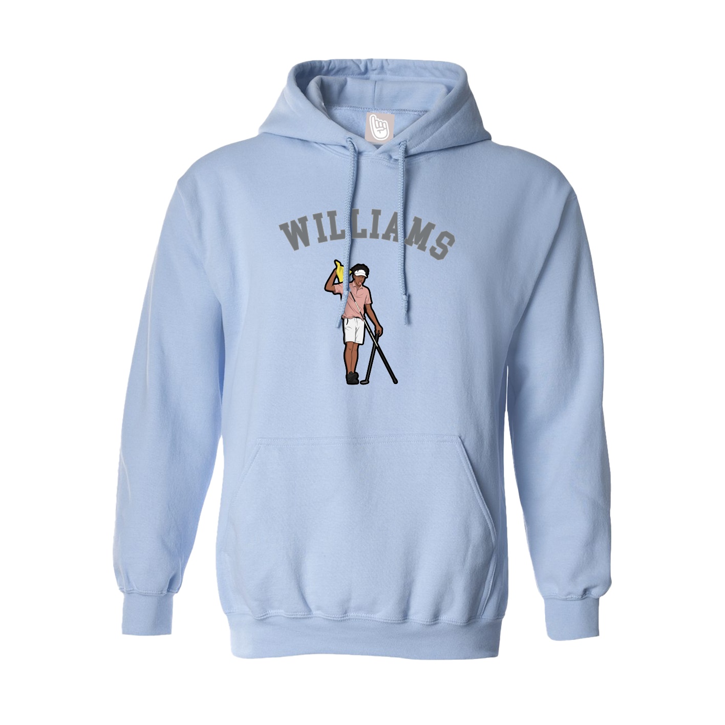 Hoodie — Shirsey Arch in Light Blue