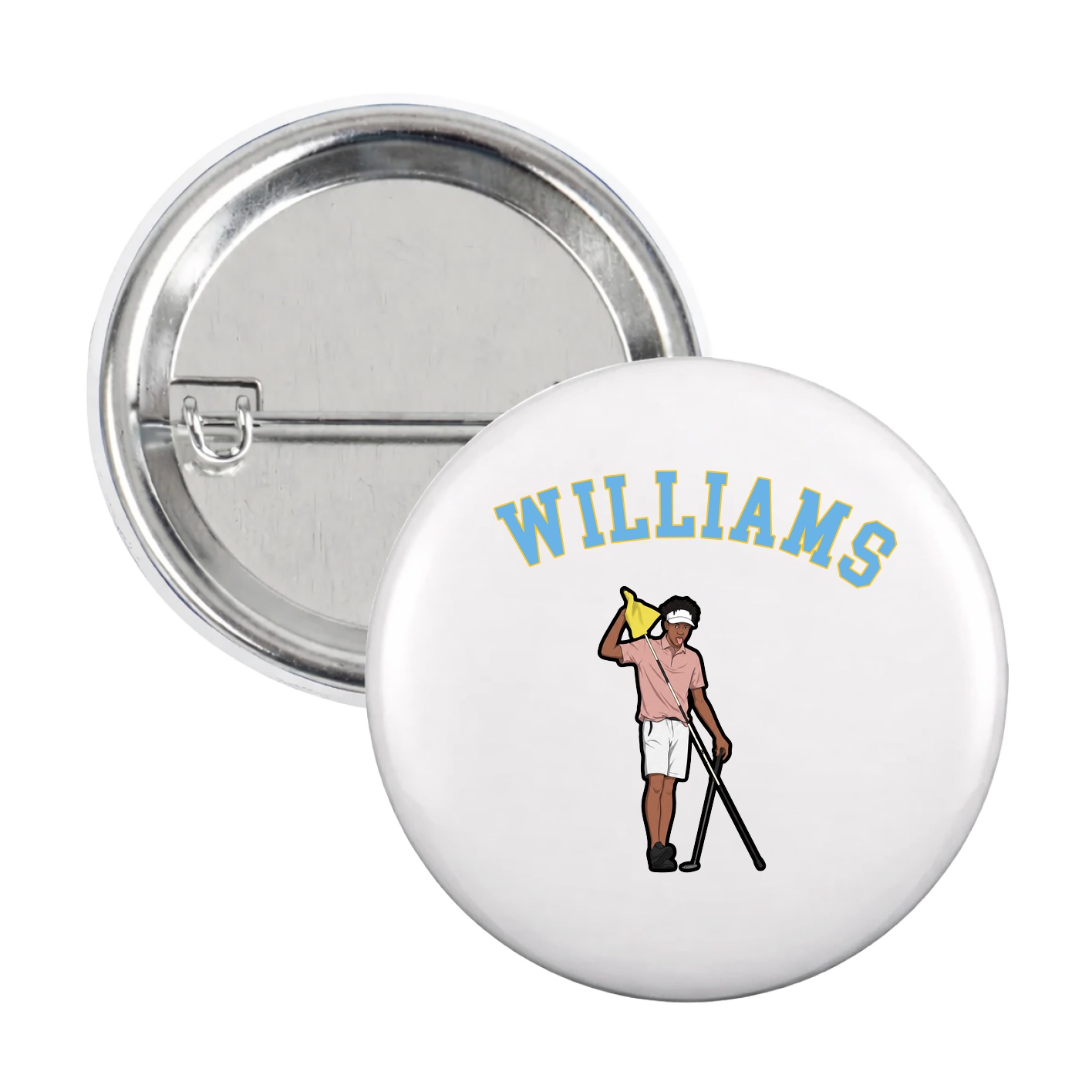 Game Day Button — Shirsey Arch in White