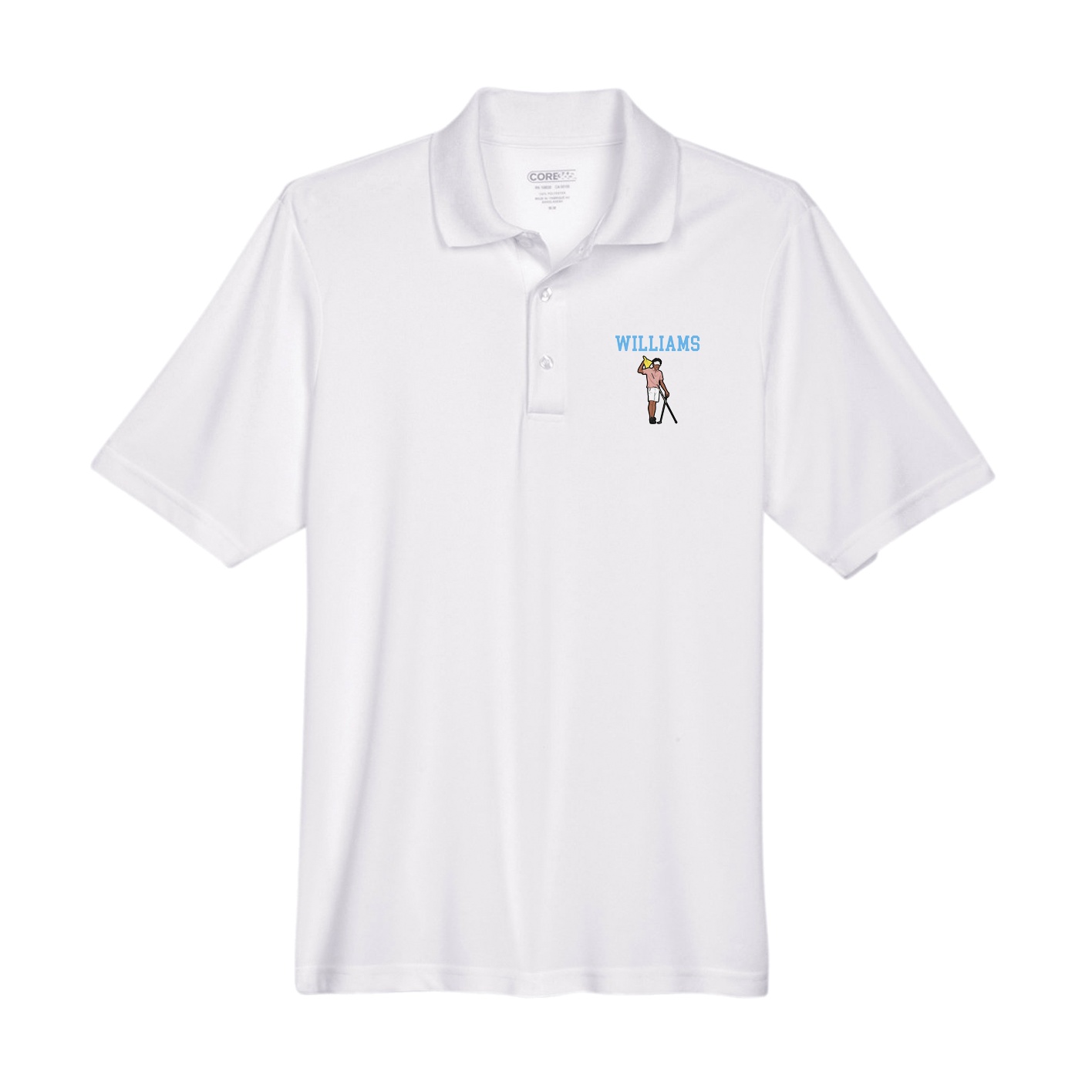 Performance Polo — Shirsey in White