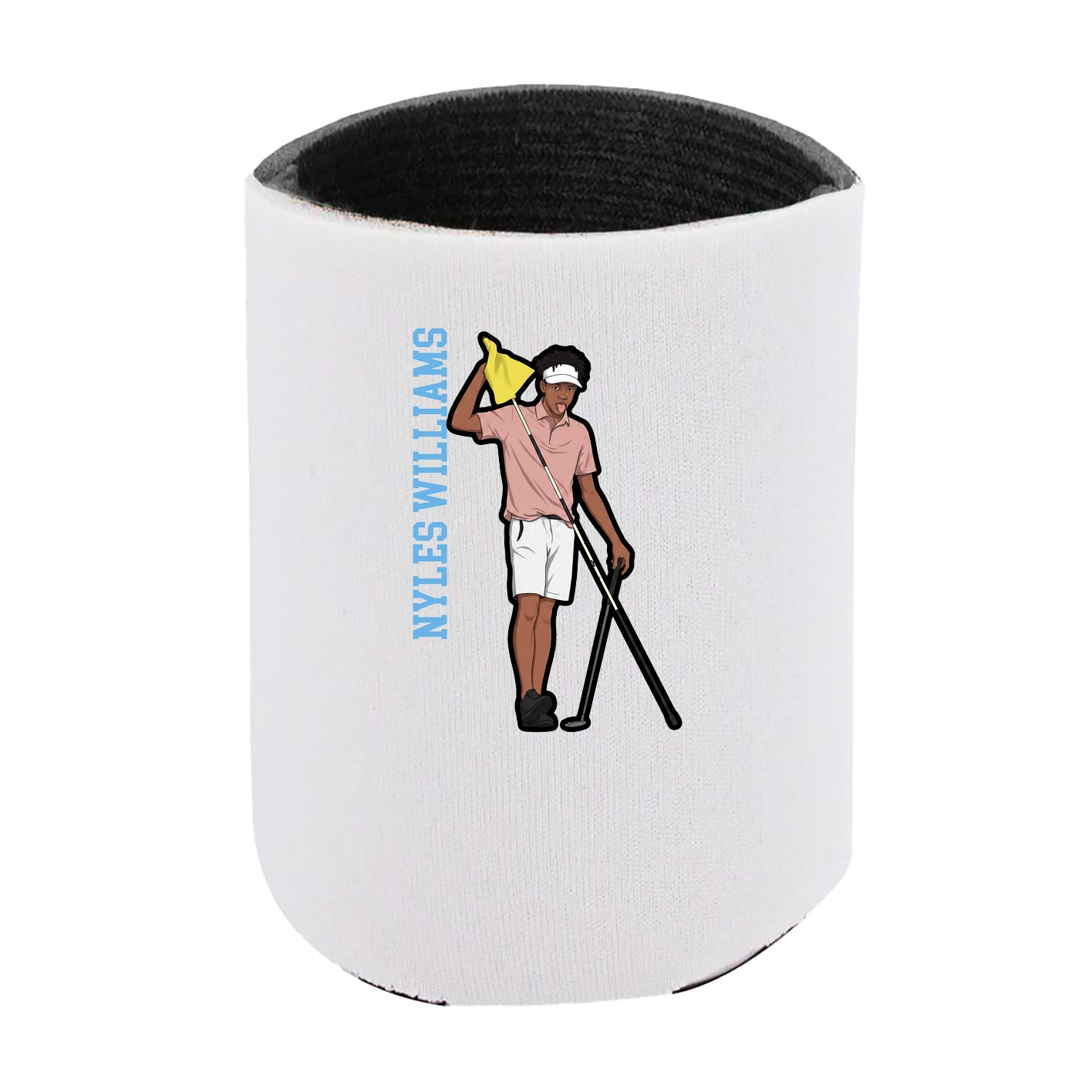 Can Holder — Name Vertical in White