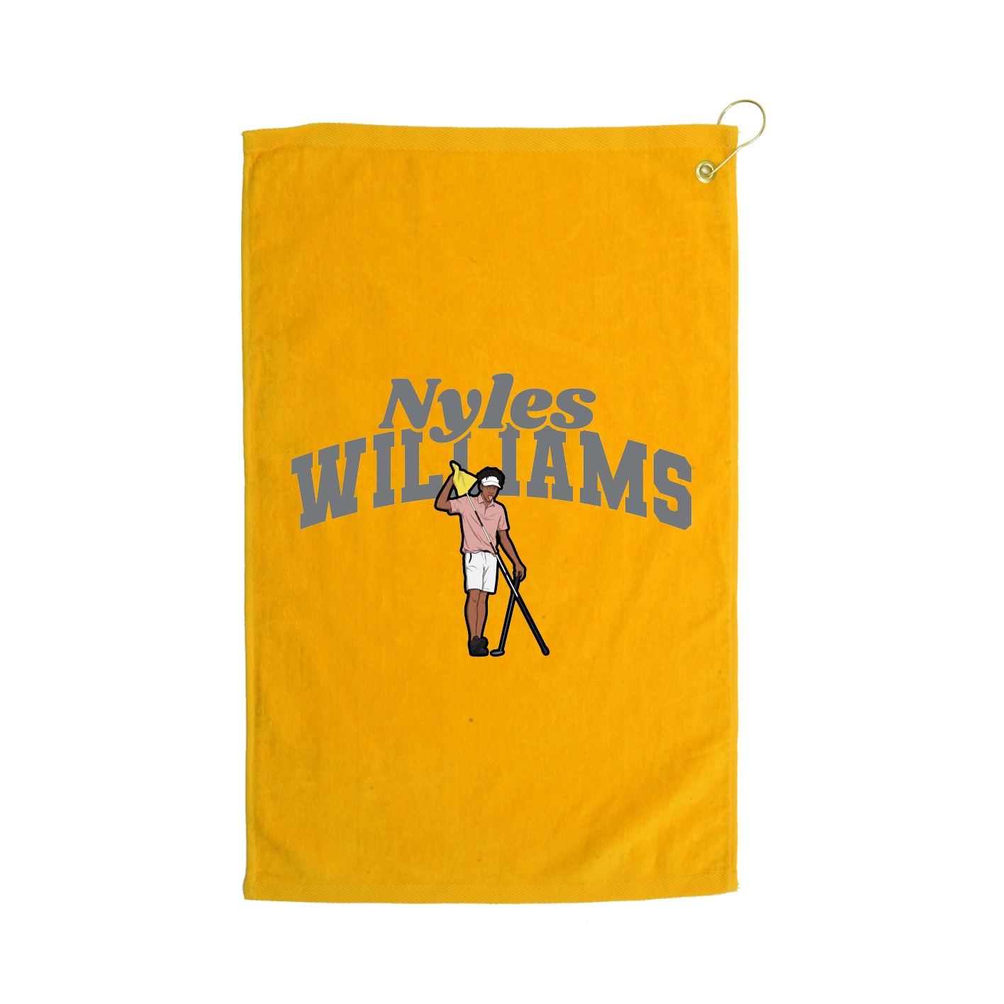 Golf Towel — Signature Arch in Gold