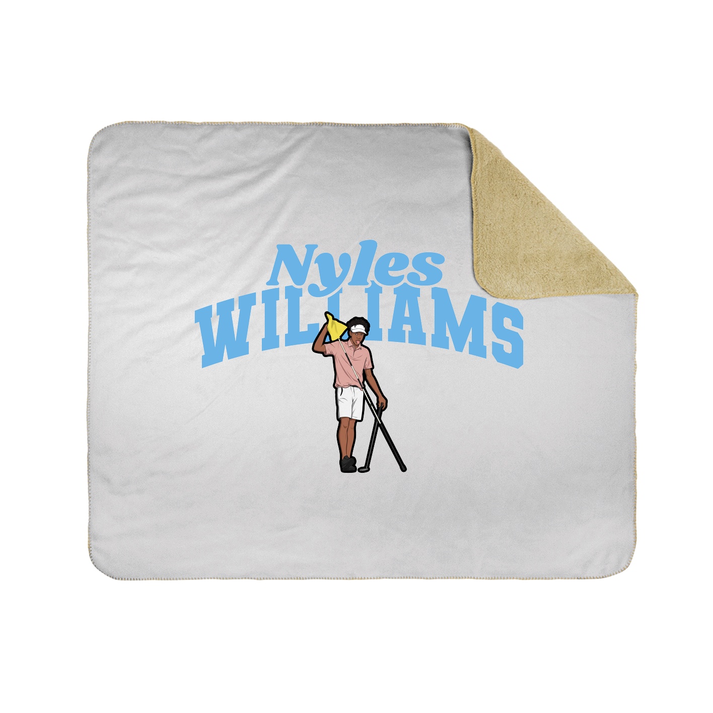 Throw Blanket — Signature Arch in White