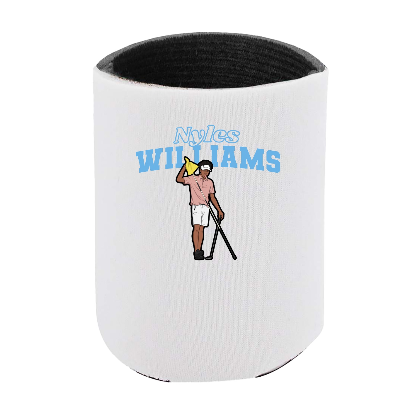 Can Holder — Name Arch in White