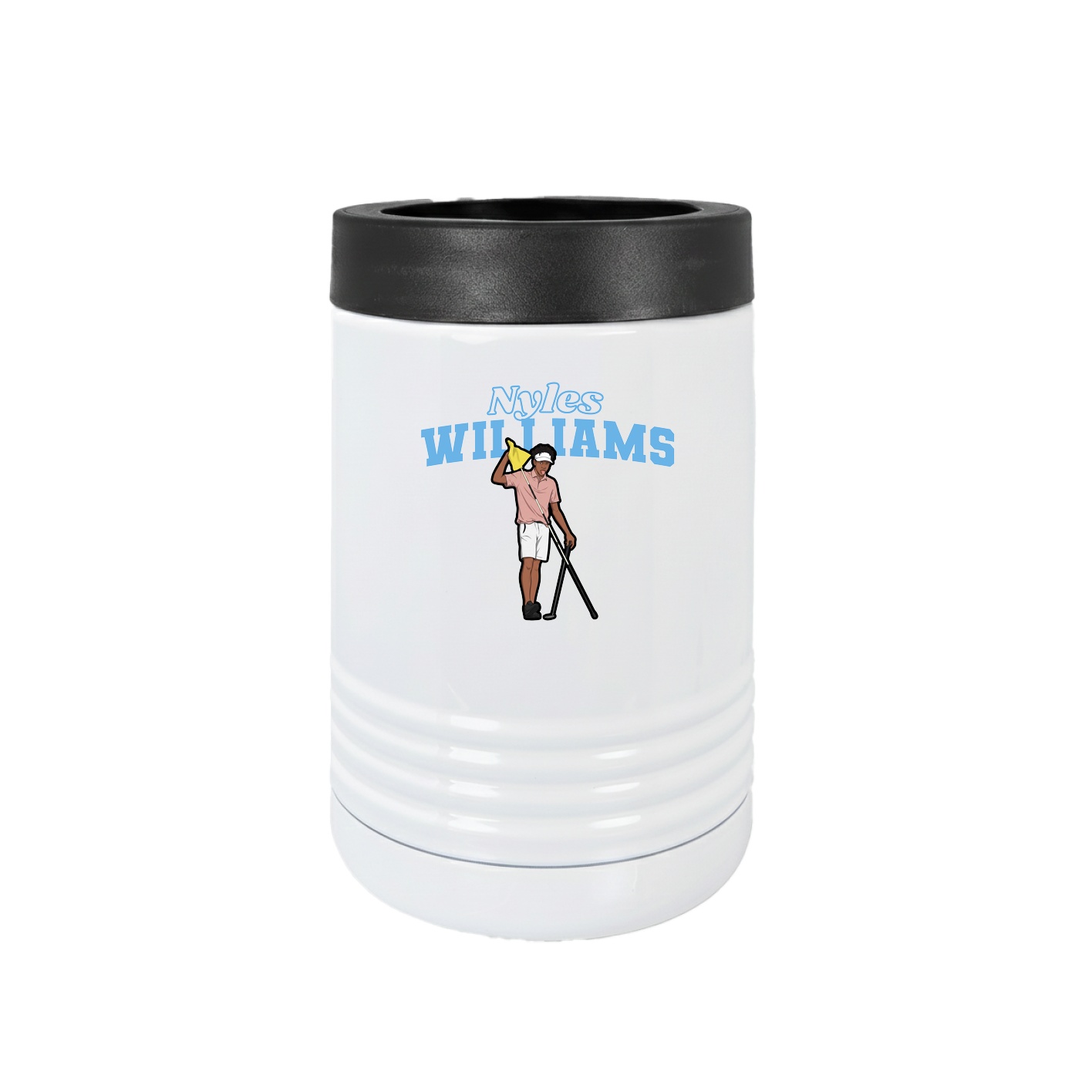 Beverage Holder — Name Arch in White