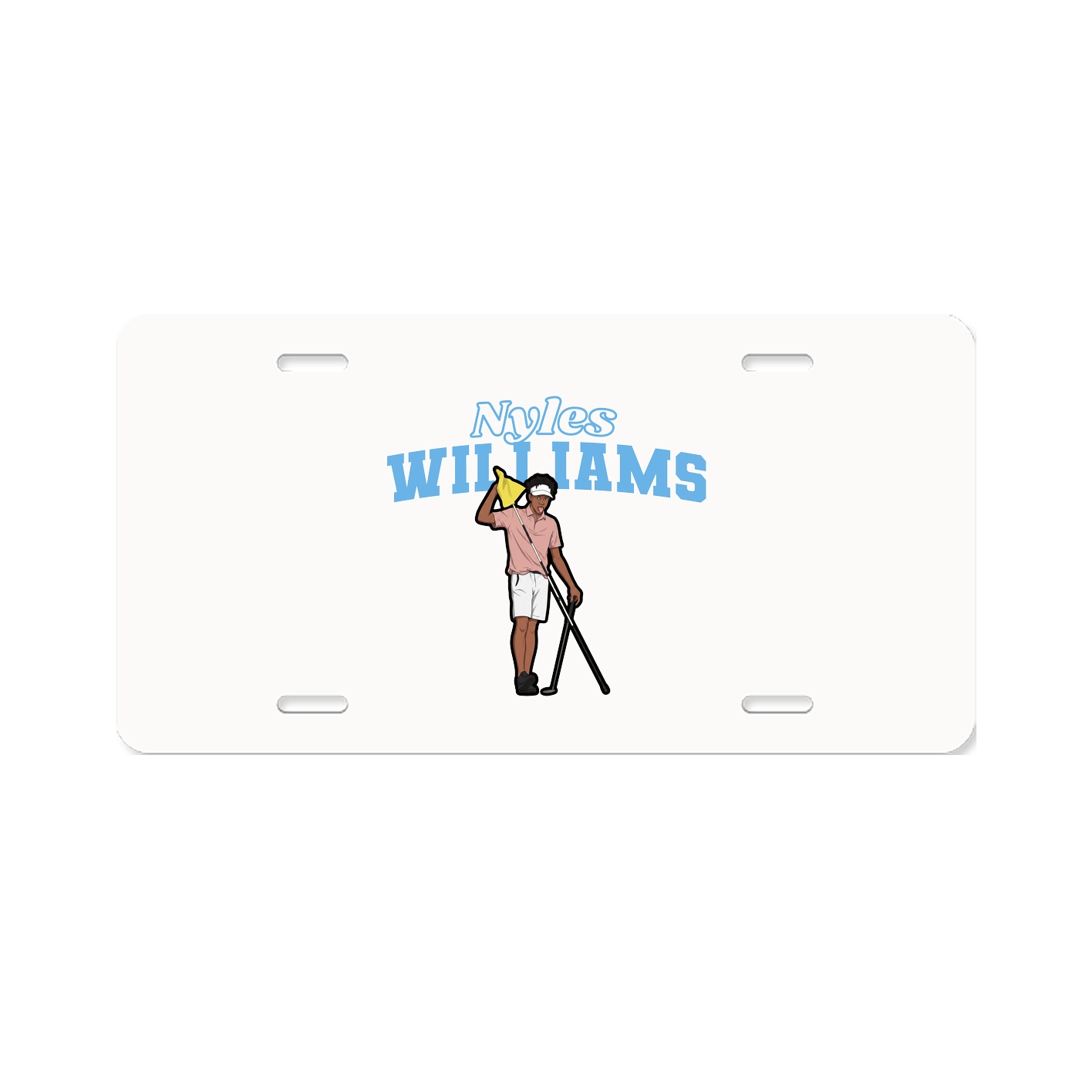 License Plate — Name Arch in Classic