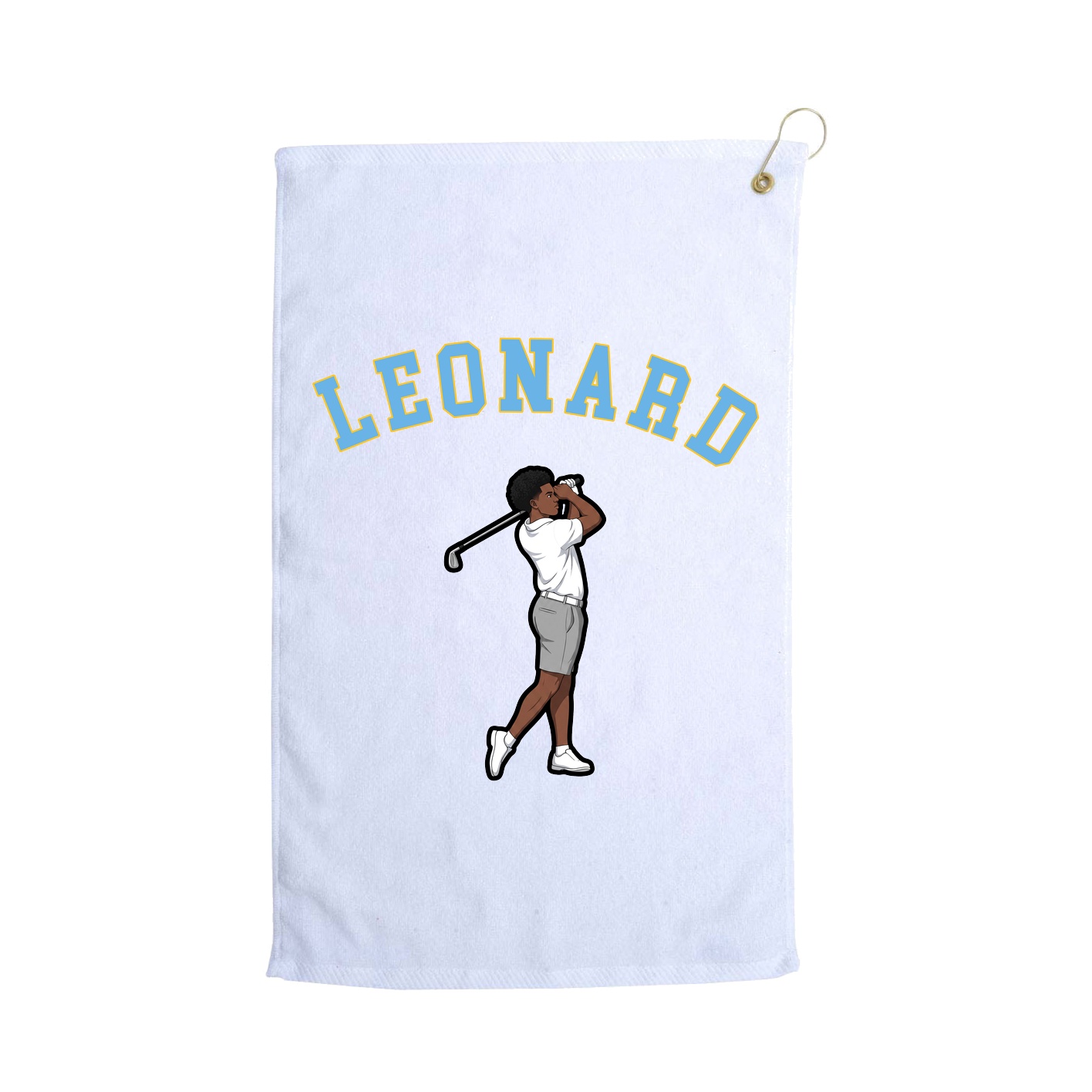 Golf Towel — Shirsey Arch in White