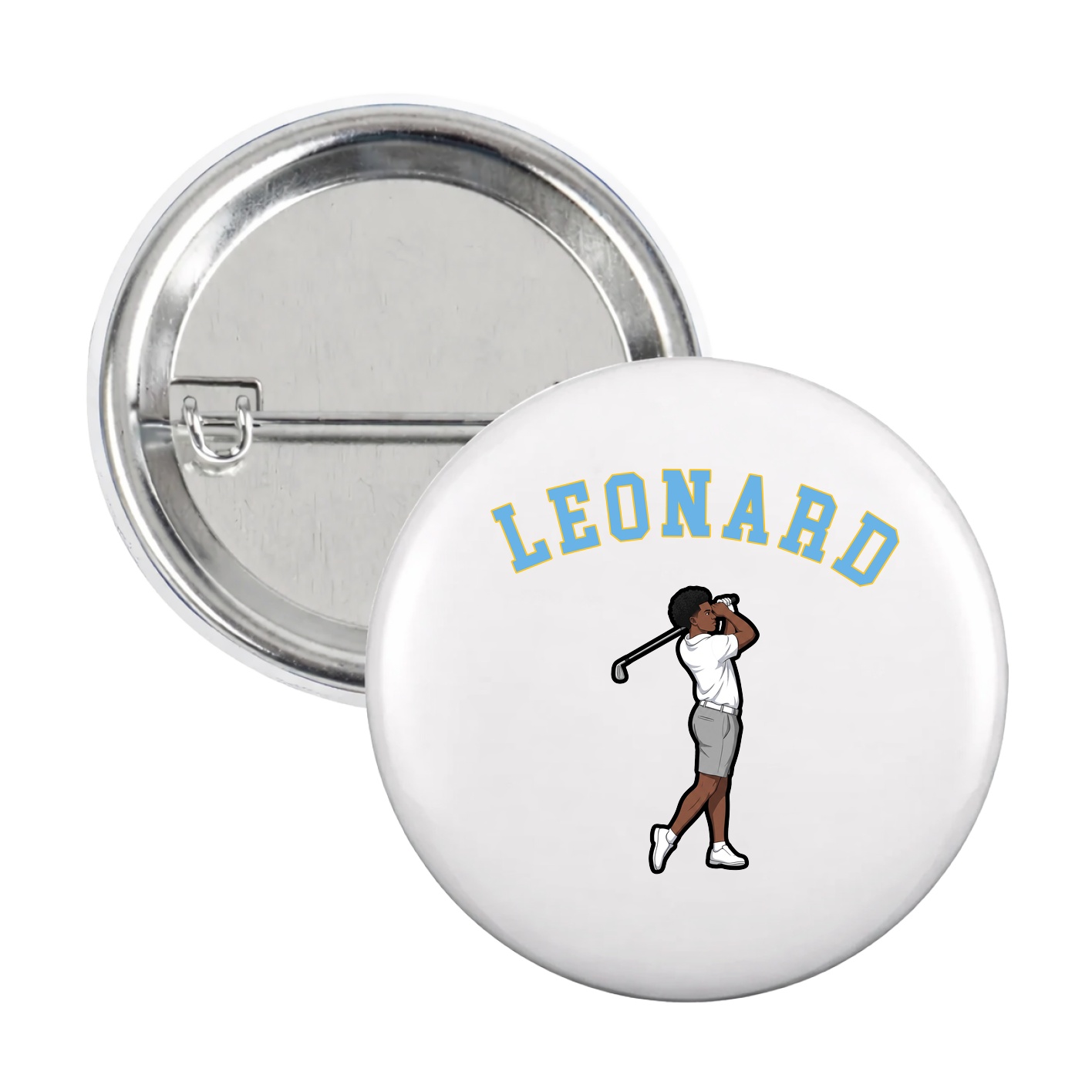 Game Day Button — Shirsey Arch in White