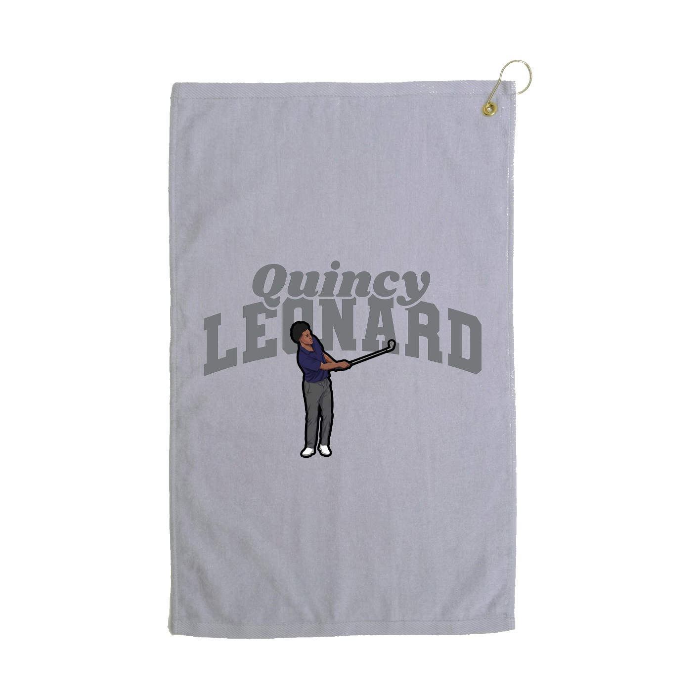 Golf Towel — Signature Arch in Grey