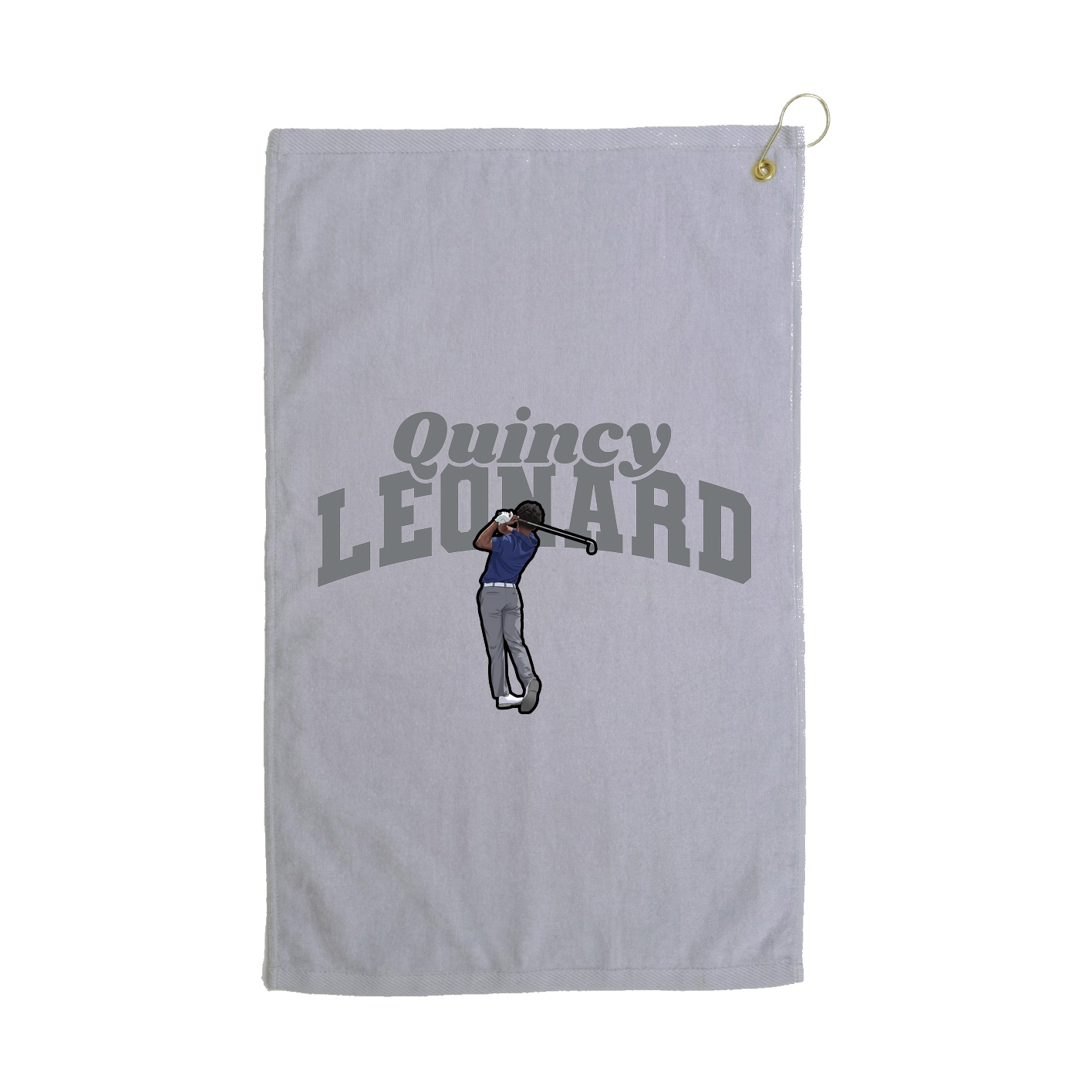 Golf Towel — Signature Arch in Grey