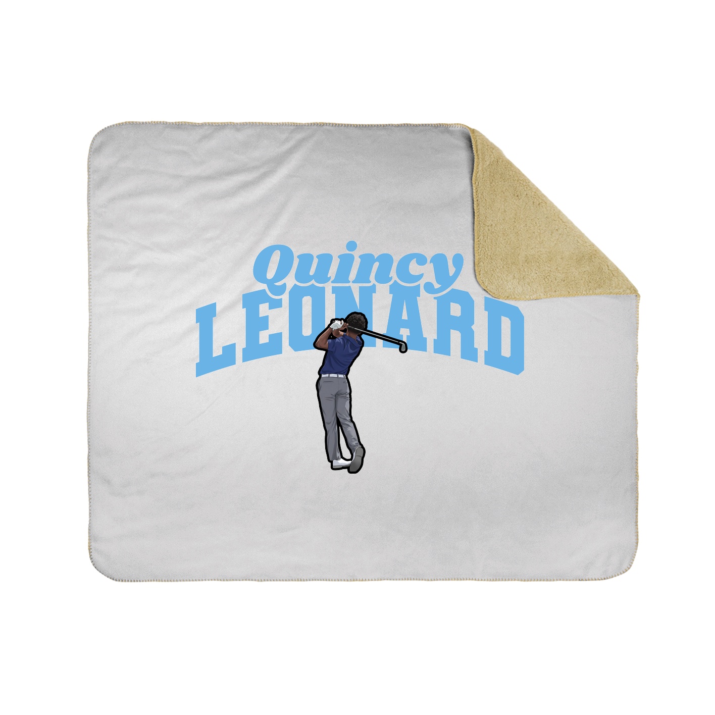 Throw Blanket — Signature Arch in White