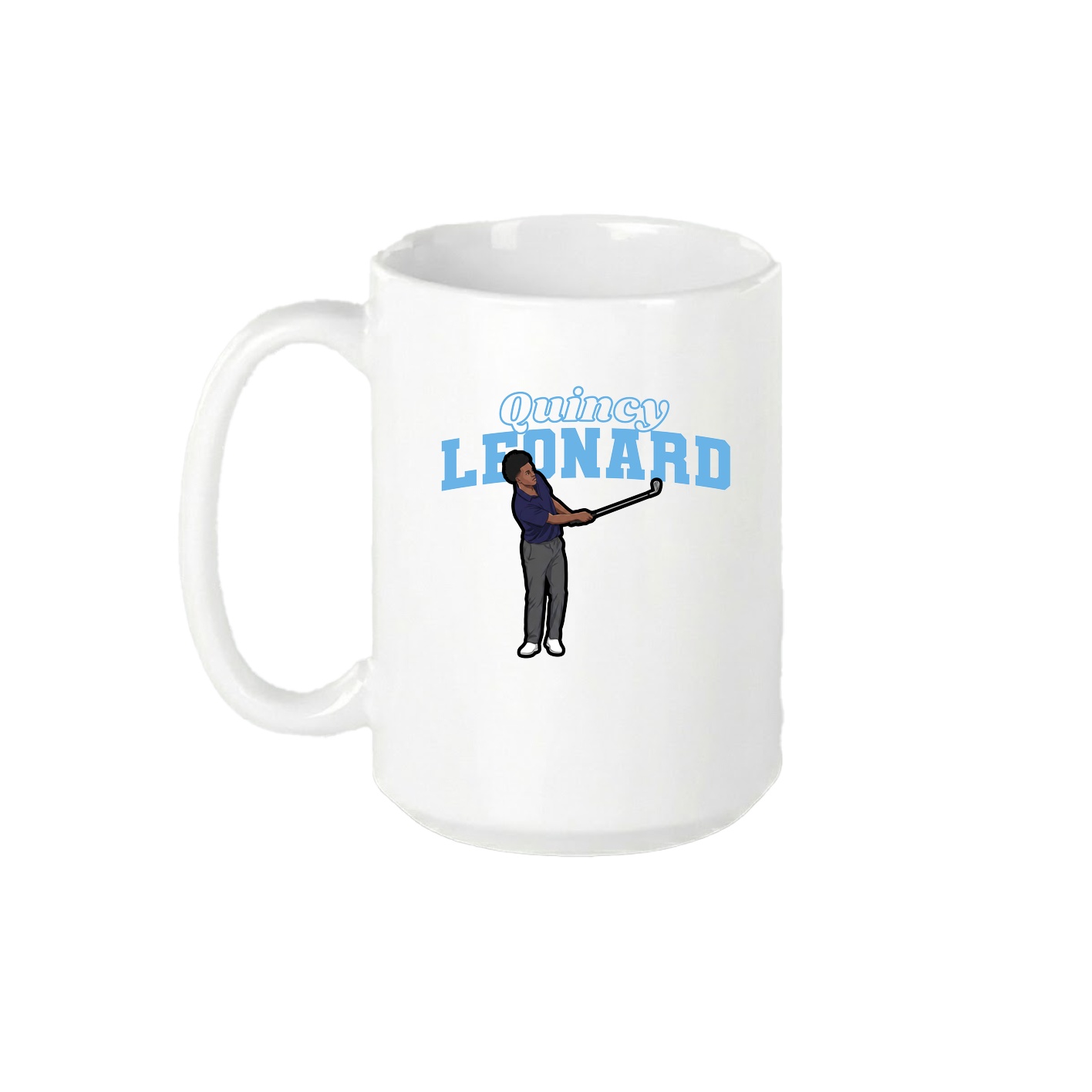 15oz Coffee Mug — Name Arch in White