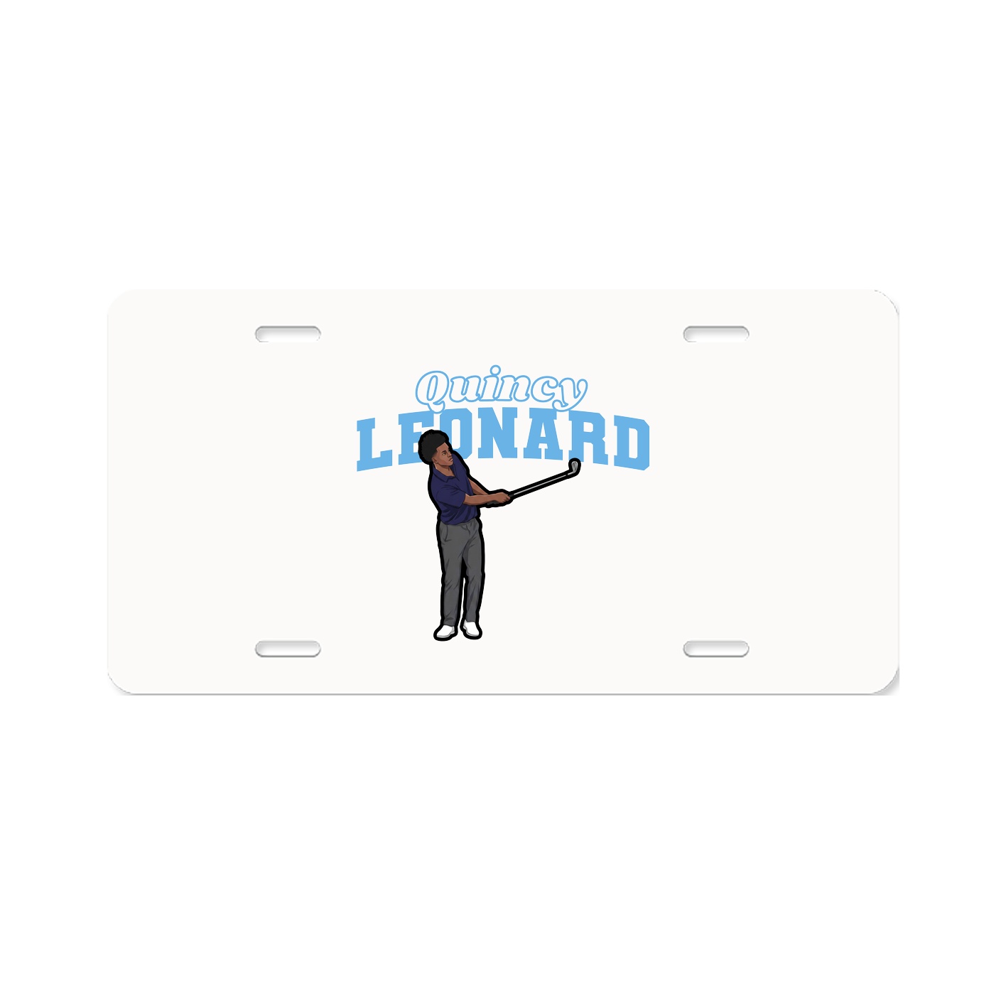 License Plate — Name Arch in Classic