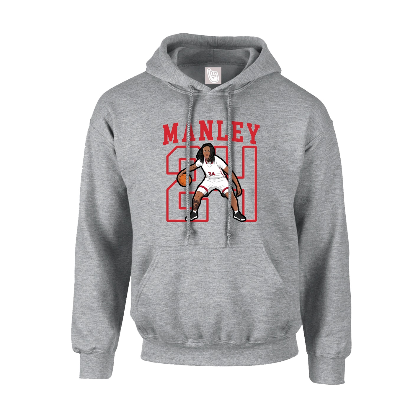 Hoodie — Shirsey in Grey