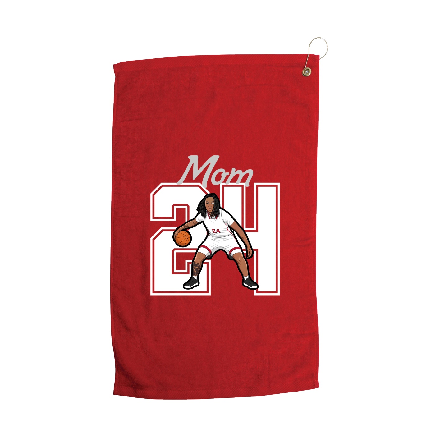 Golf Towel — Mothers Day Shirsey in Red