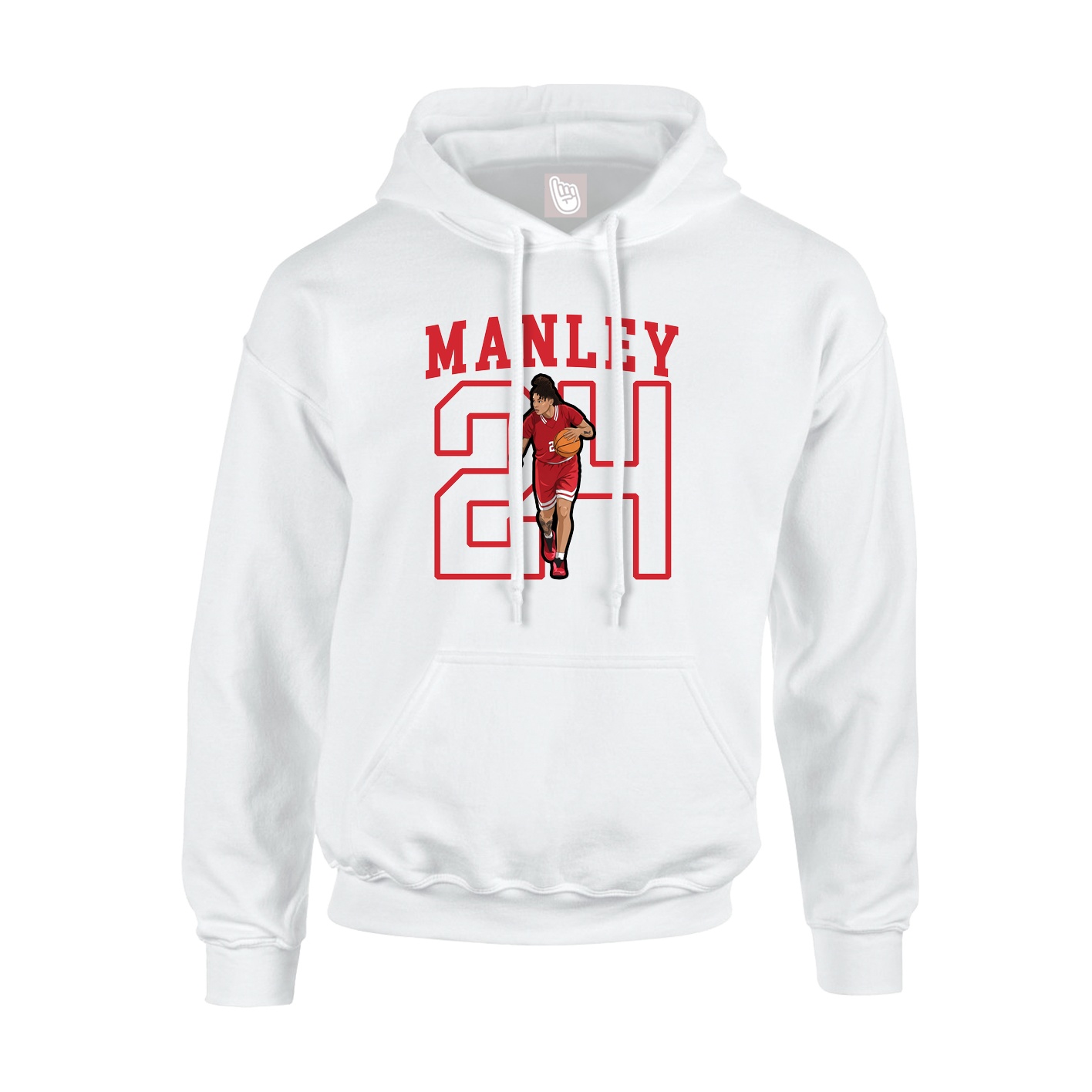 Hoodie — Shirsey in White