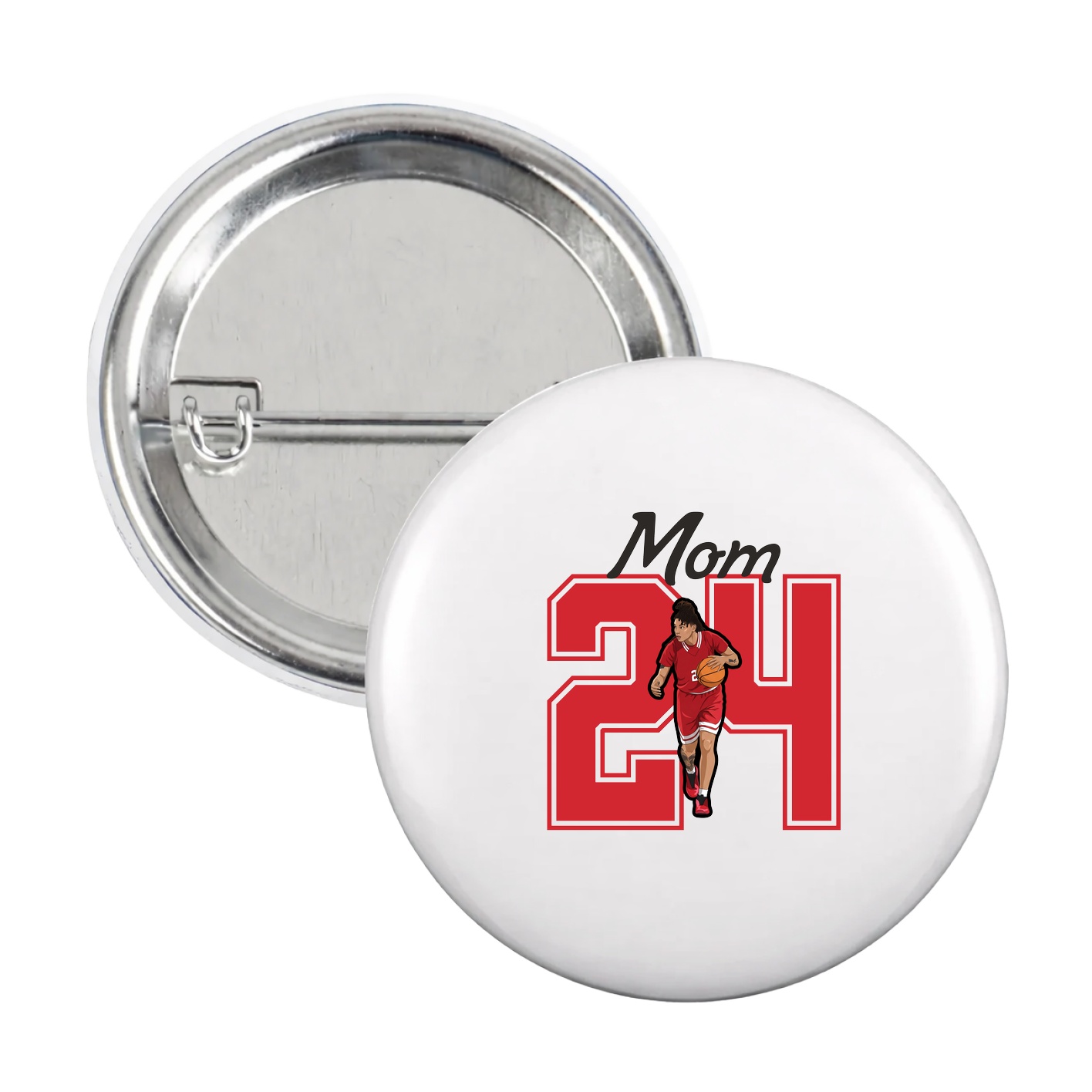 Game Day Button — Mothers Day Shirsey in White