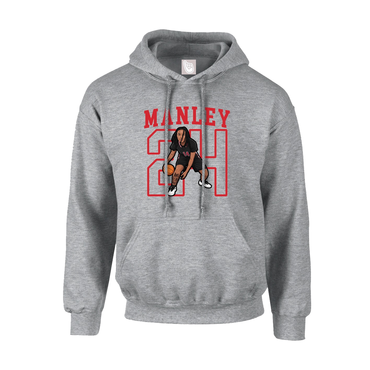 Hoodie — Shirsey in Grey