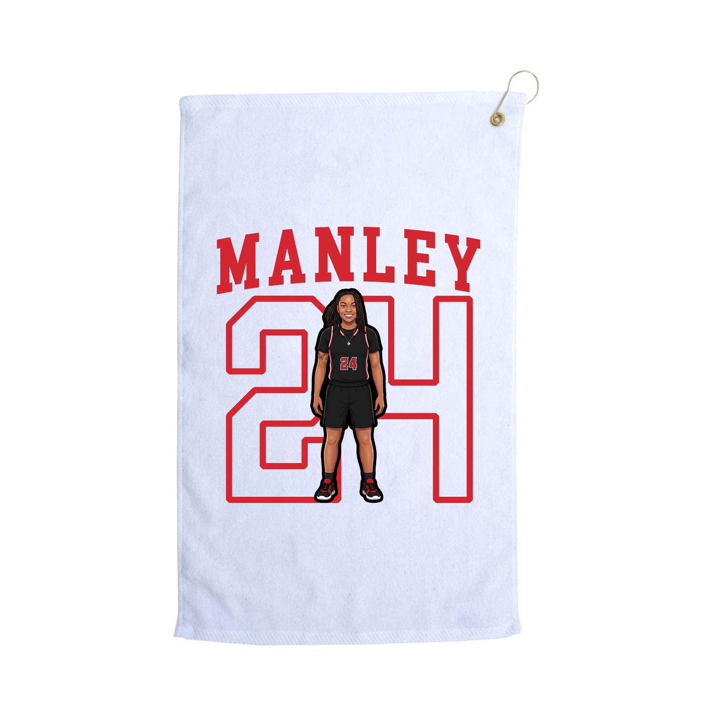 Golf Towel — Shirsey in White