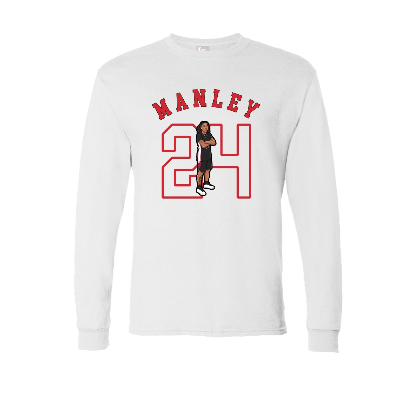 Long Sleeve Tee — Shirsey Arch in White