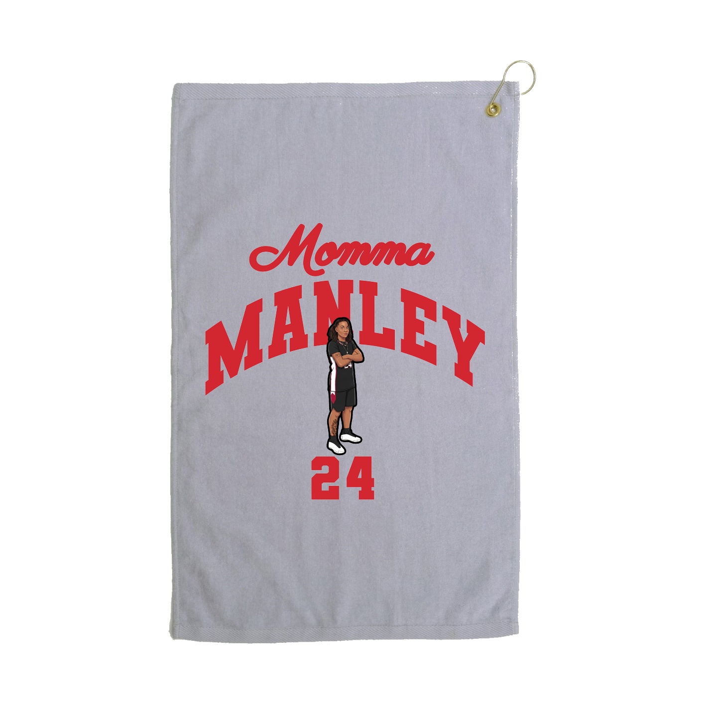 Golf Towel — Mothers Day Arch in Grey
