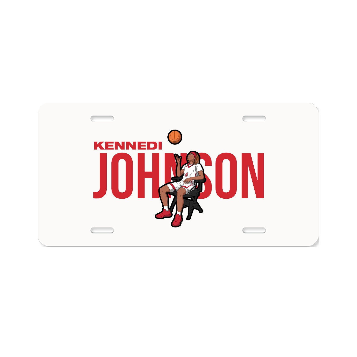 License Plate — Player Name in Classic