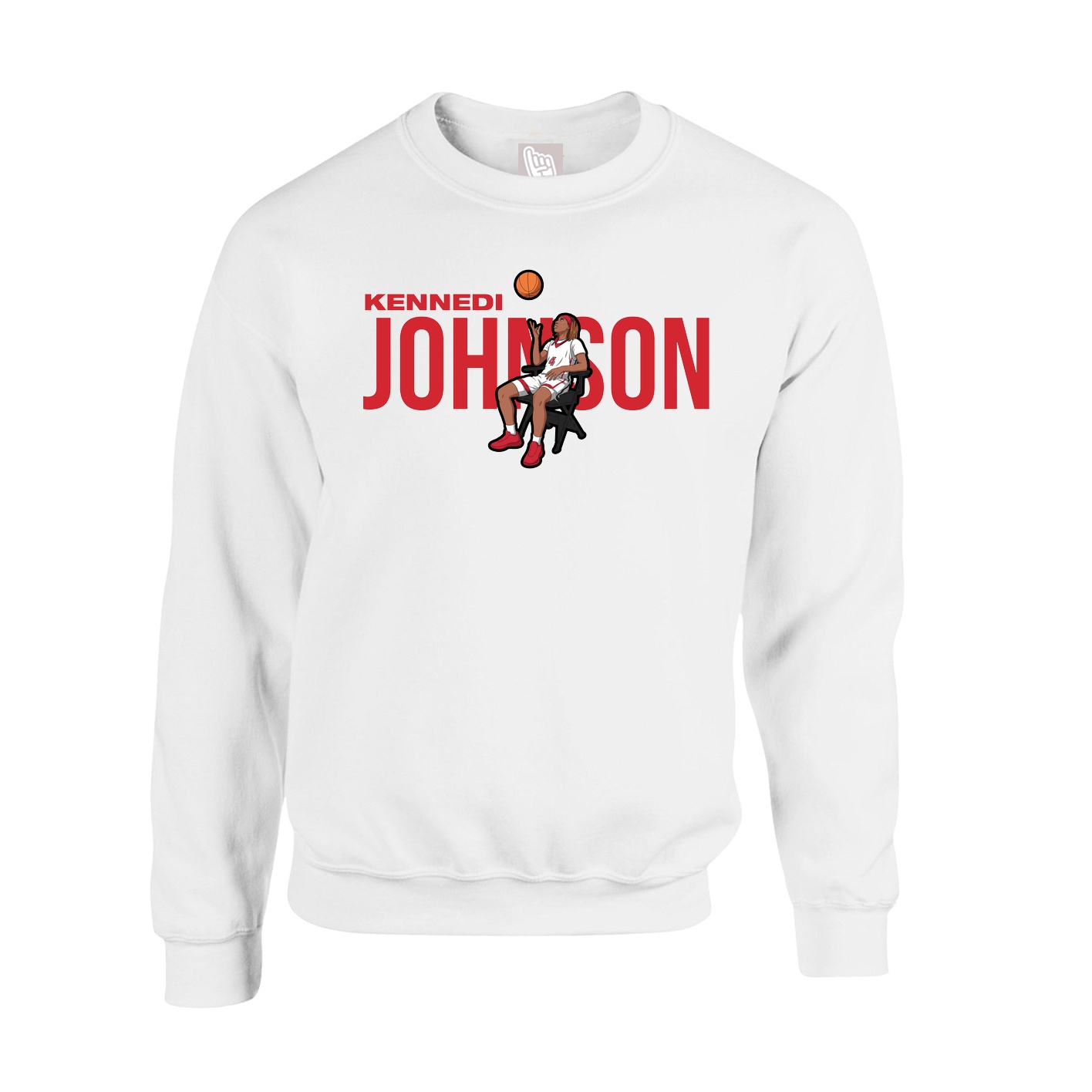 Fleece Crew — Player Name in White