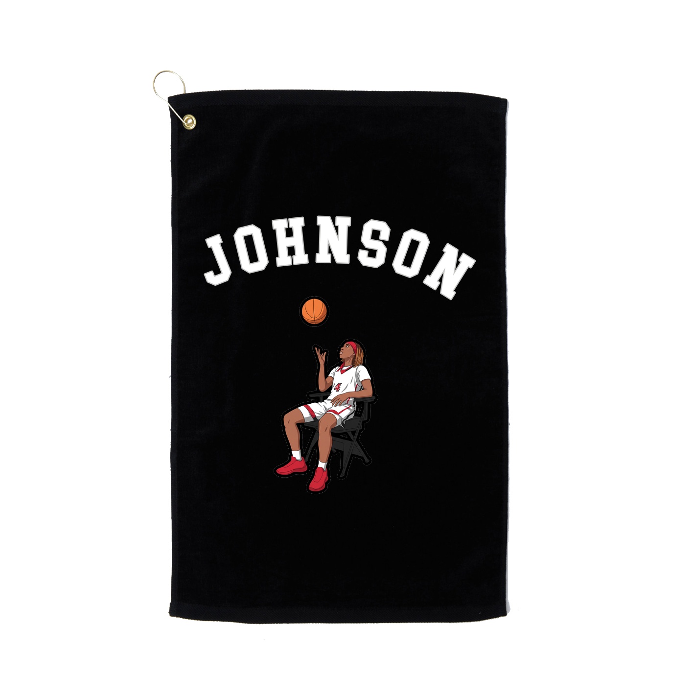 Golf Towel — Shirsey Arch in Black