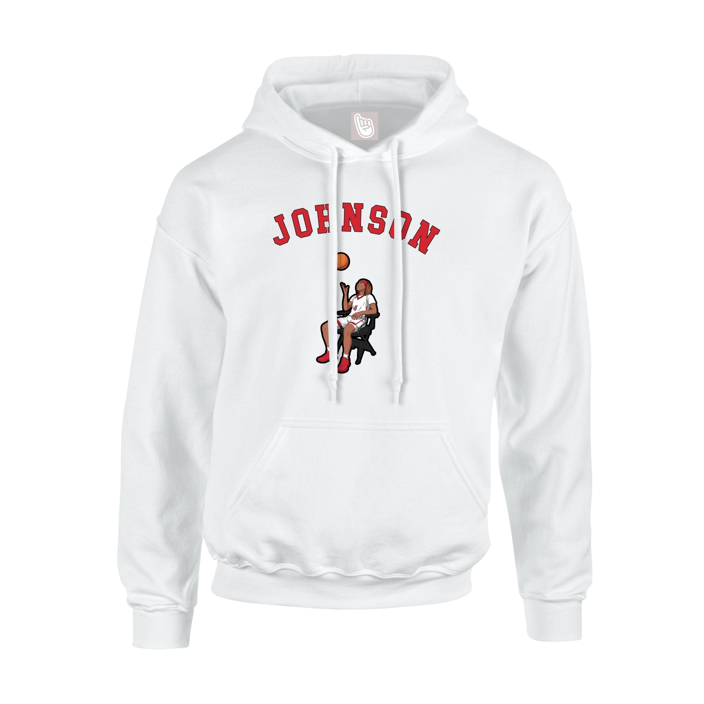Youth Hoodie — Shirsey Arch in White