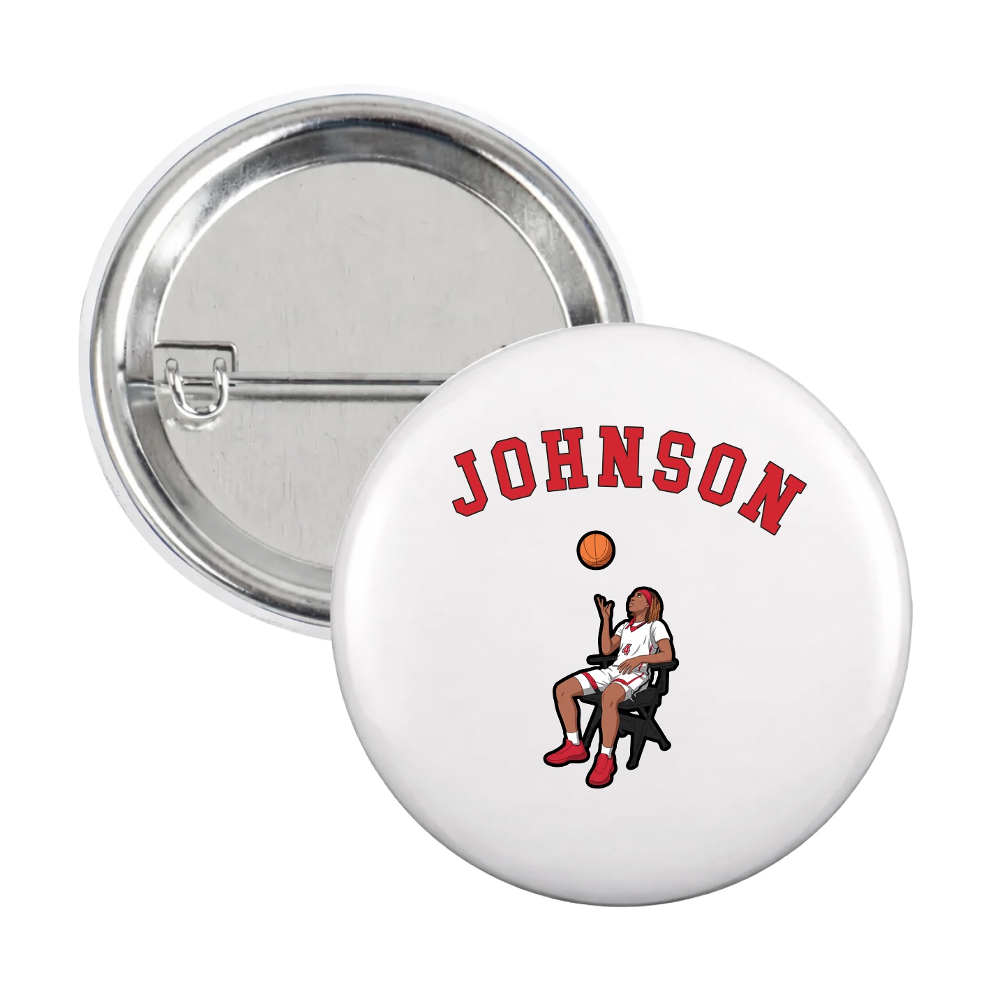 Game Day Button — Shirsey Arch in White
