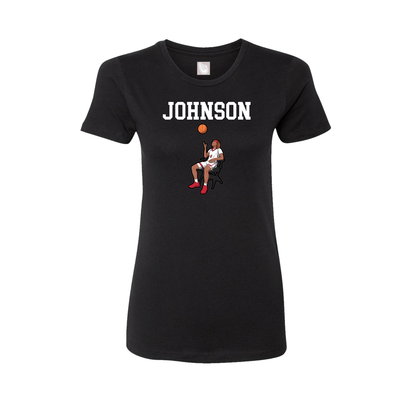 Fitted Women's Tee — Shirsey in Black