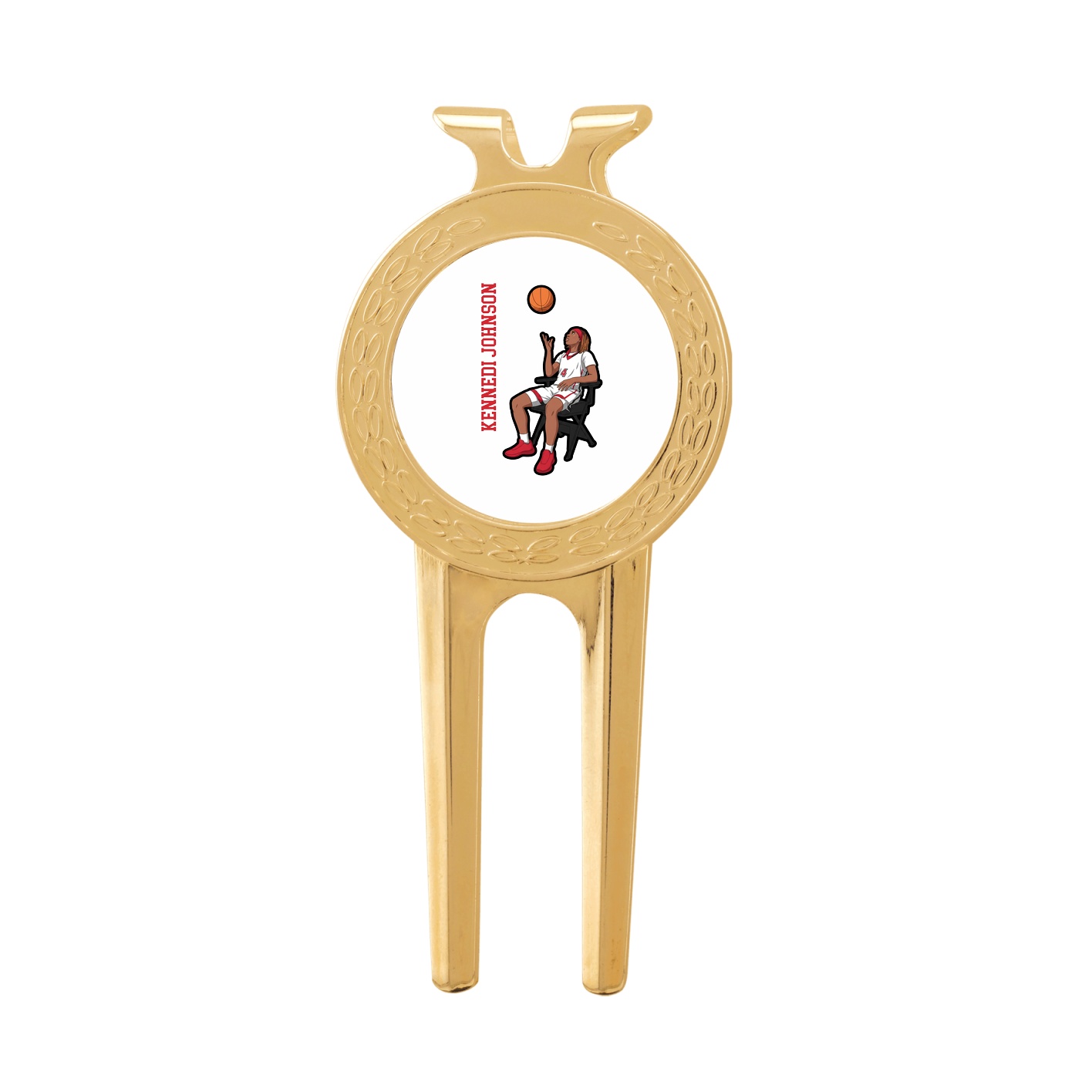 Divot Tool with Ball Marker — Name Vertical in Classic
