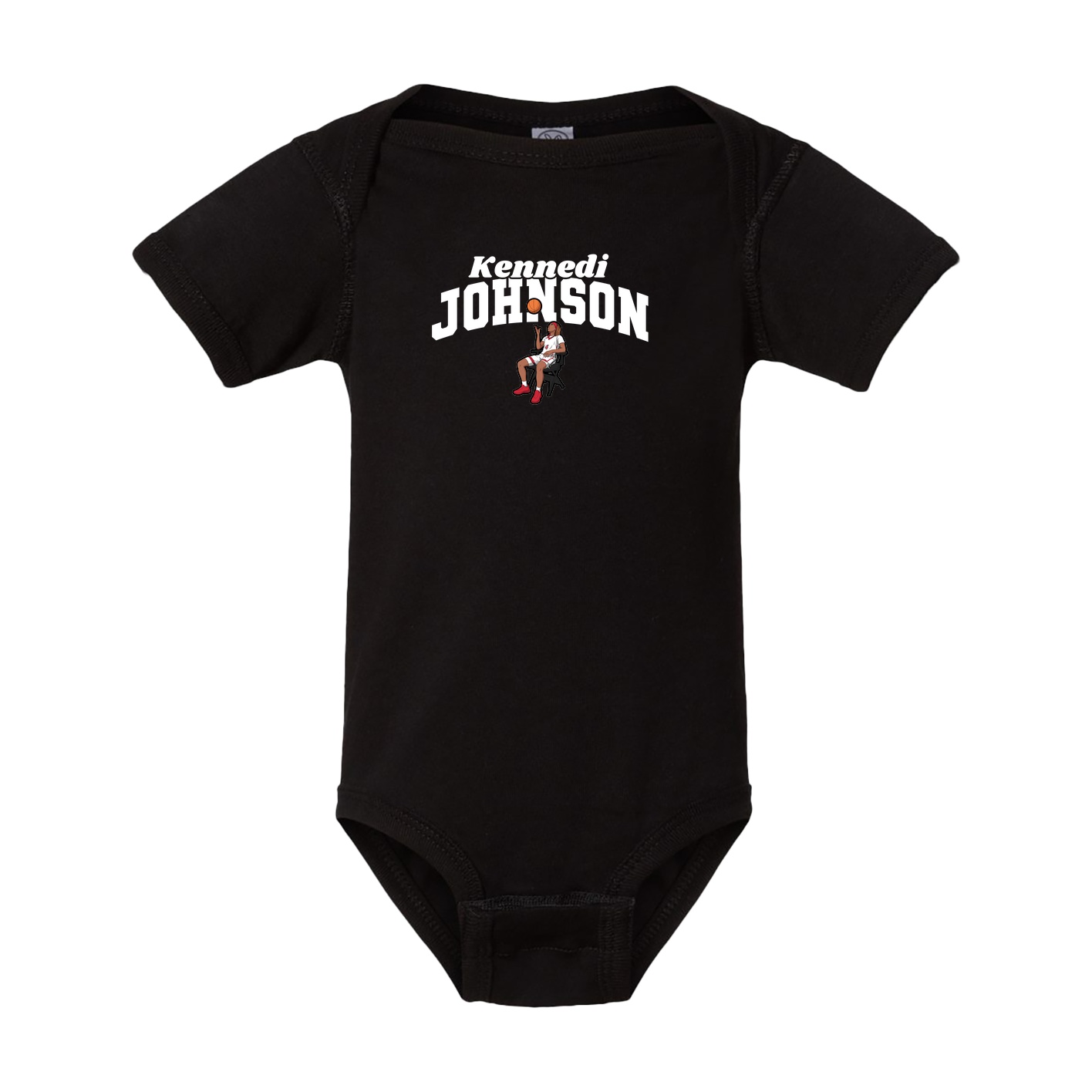 Baby Onesie — Signature Arch in Black