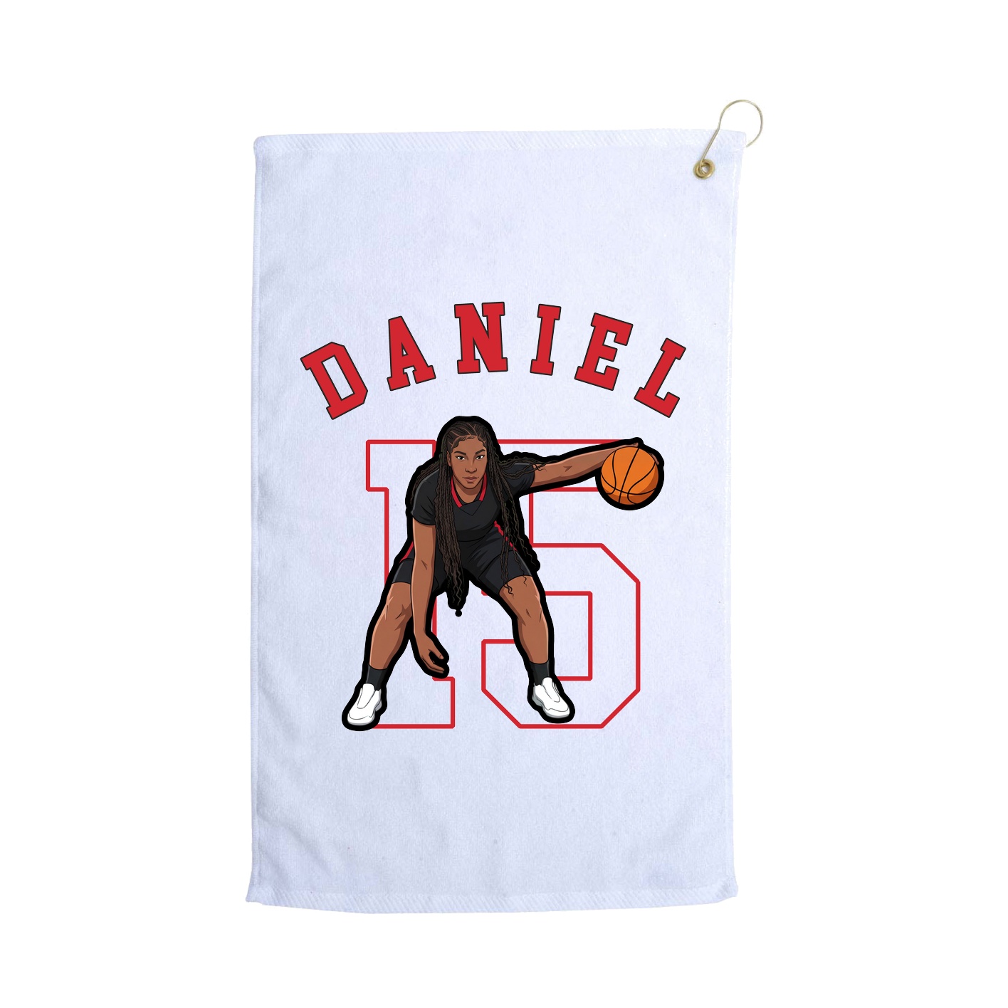 Golf Towel — Shirsey Arch in White