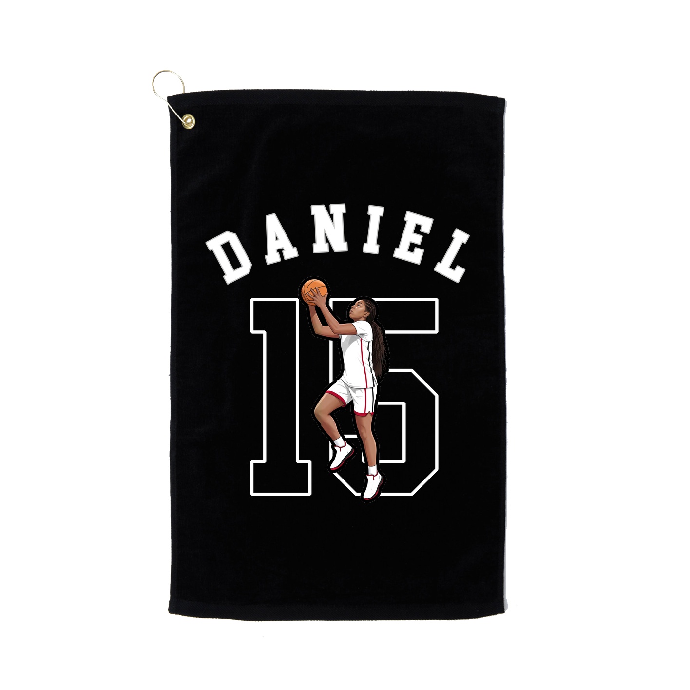 Golf Towel — Shirsey Arch in Black