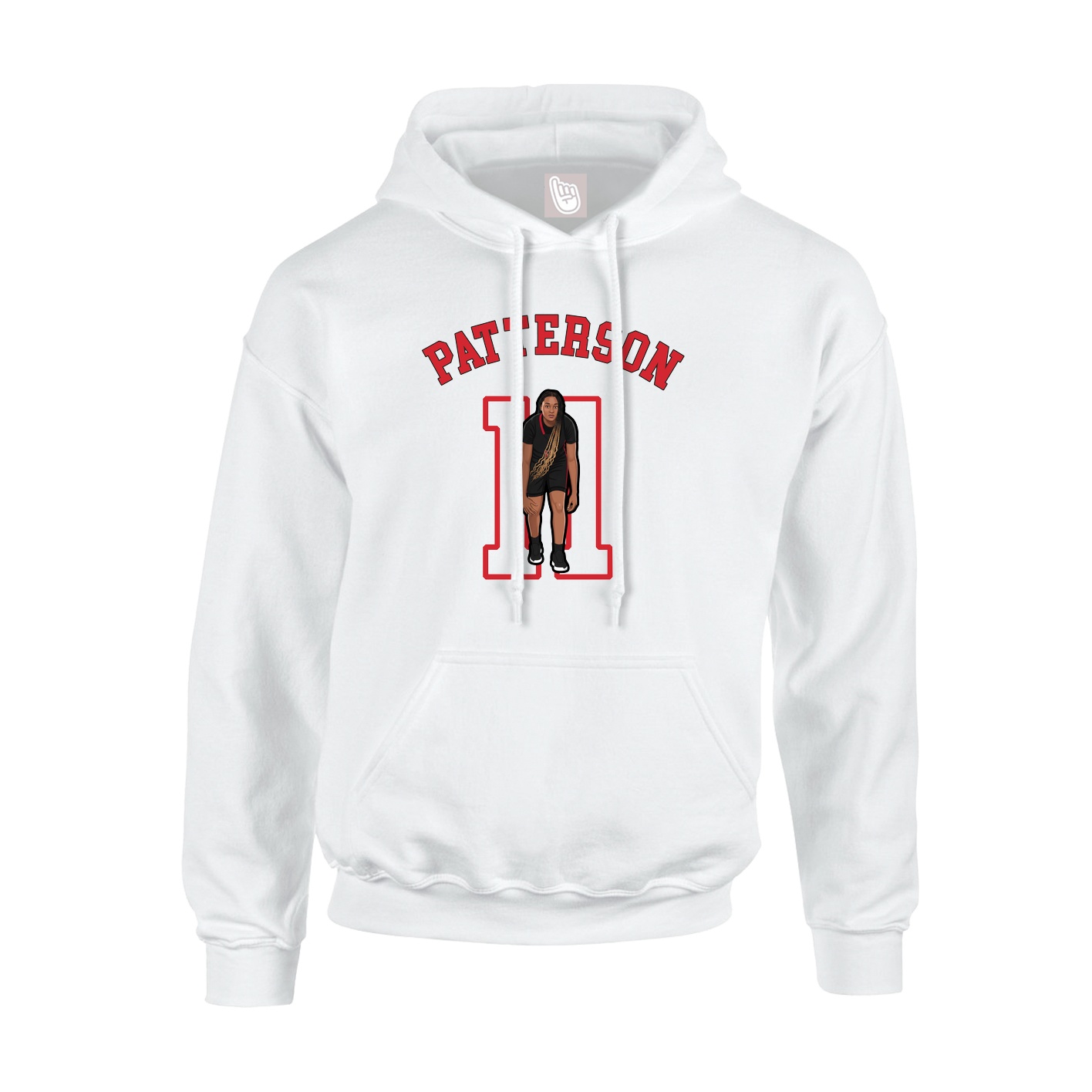 Hoodie — Shirsey Arch in White