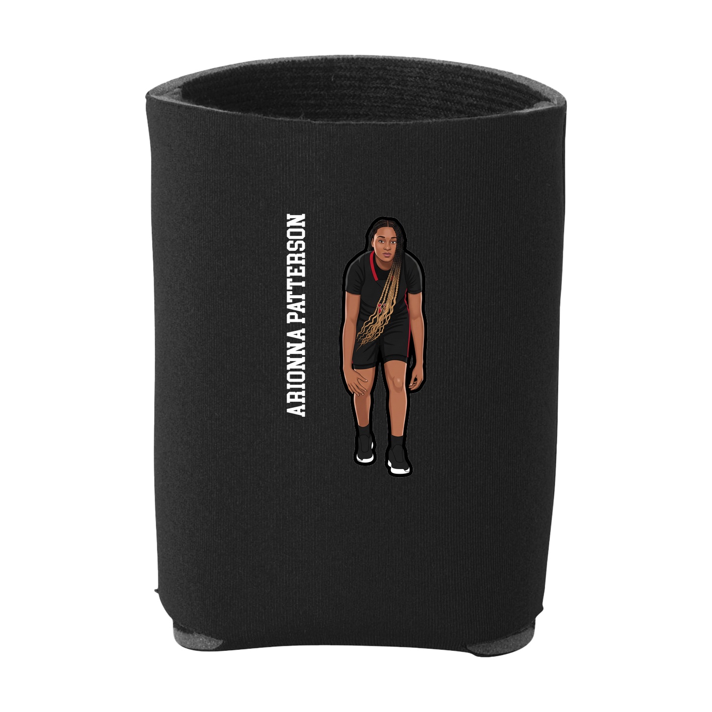 Can Holder — Name Vertical in Black