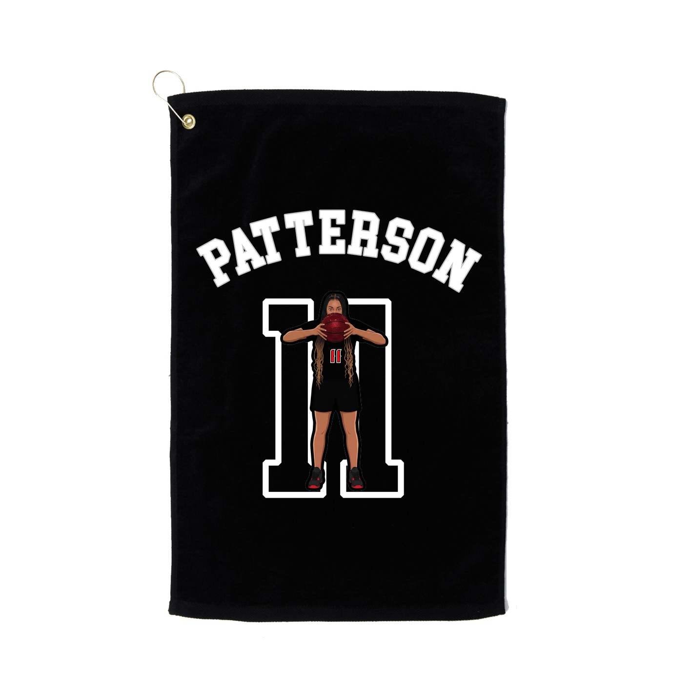Golf Towel — Shirsey Arch in Black