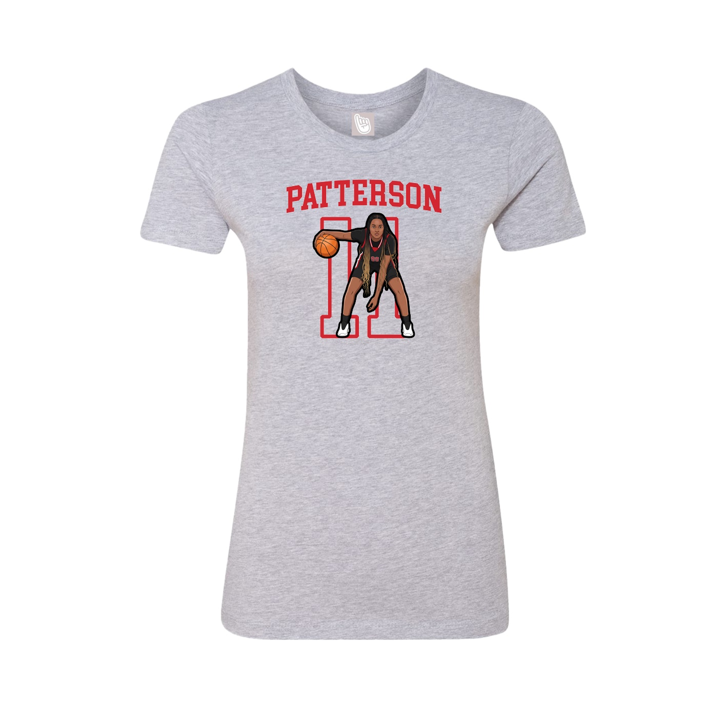 Fitted Women's Tee — Shirsey in Grey