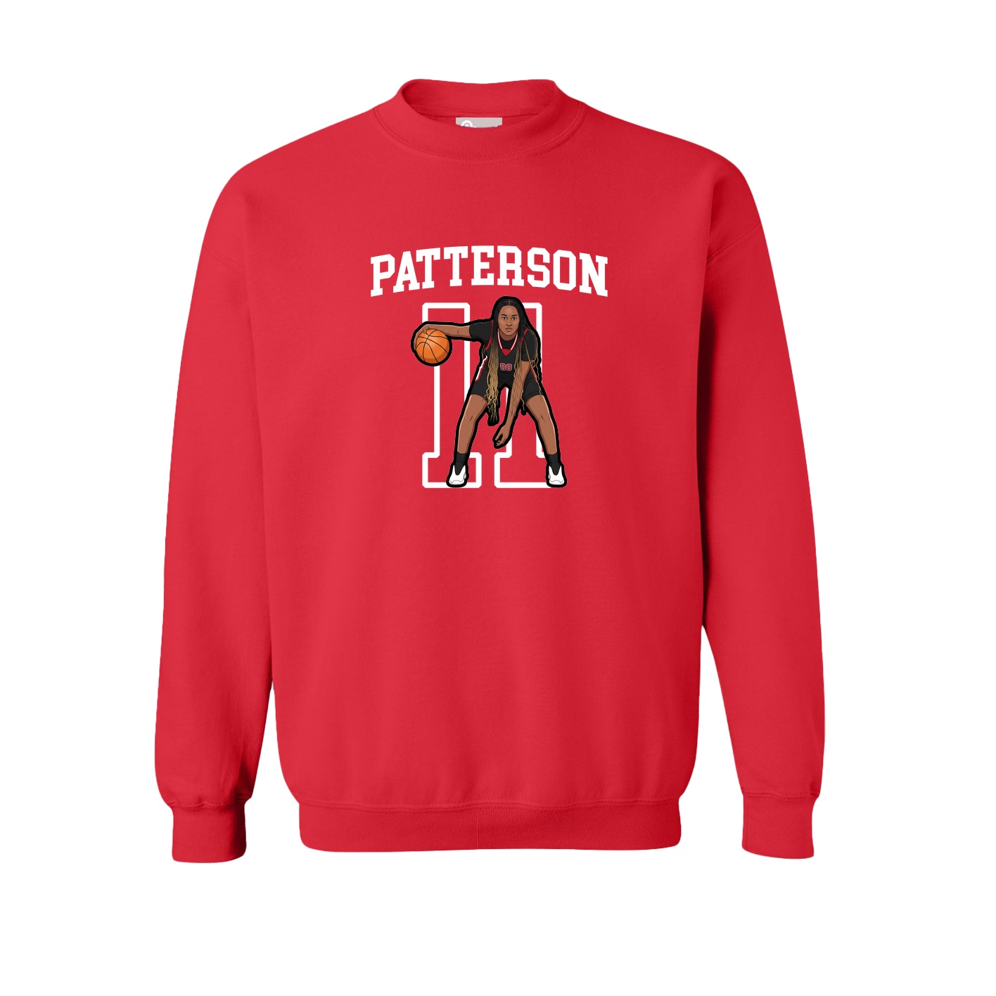 Fleece Crew — Shirsey in Red