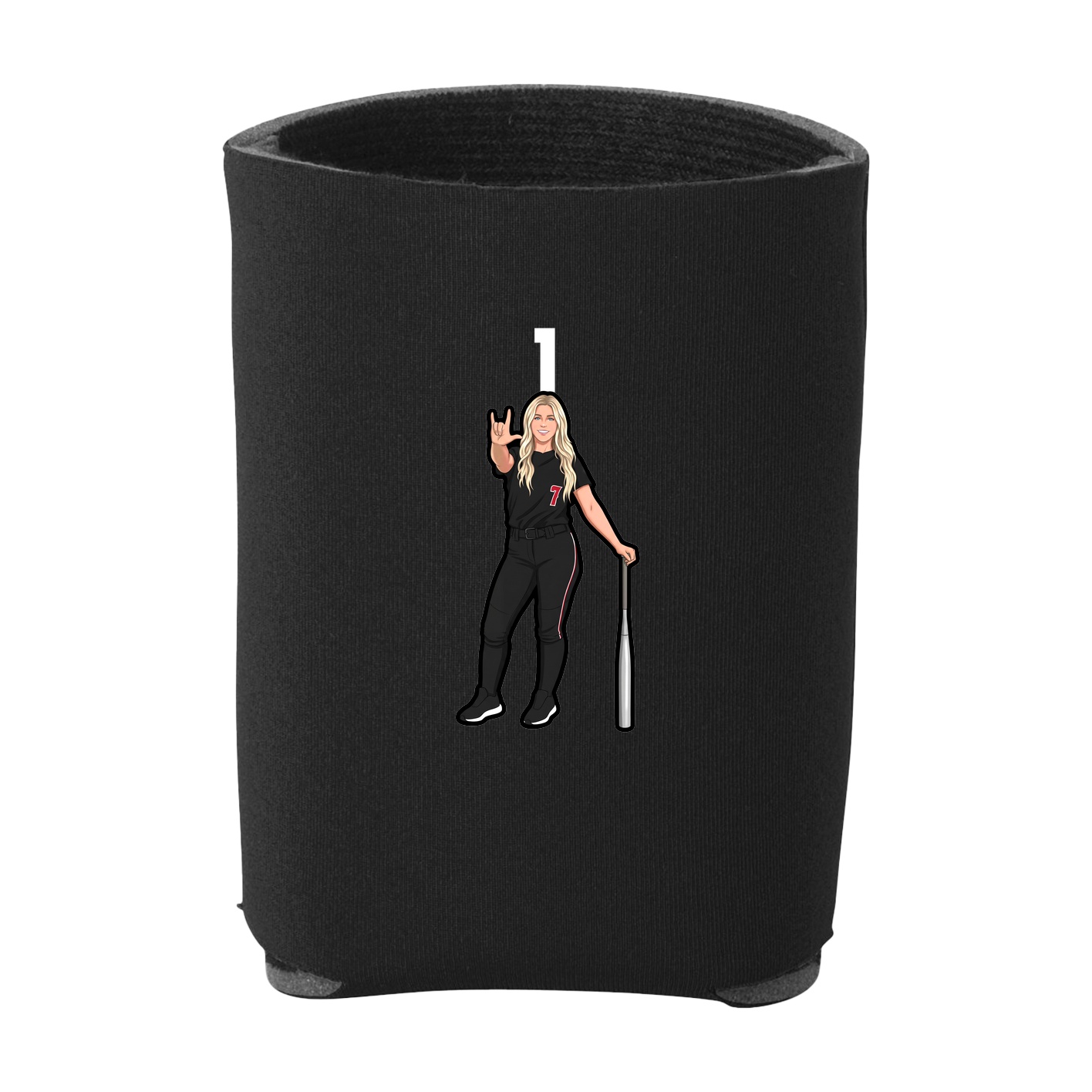 Can Holder — Number Top in Black