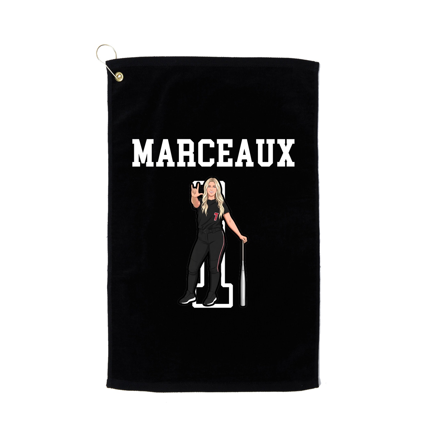 Golf Towel — Shirsey in Black