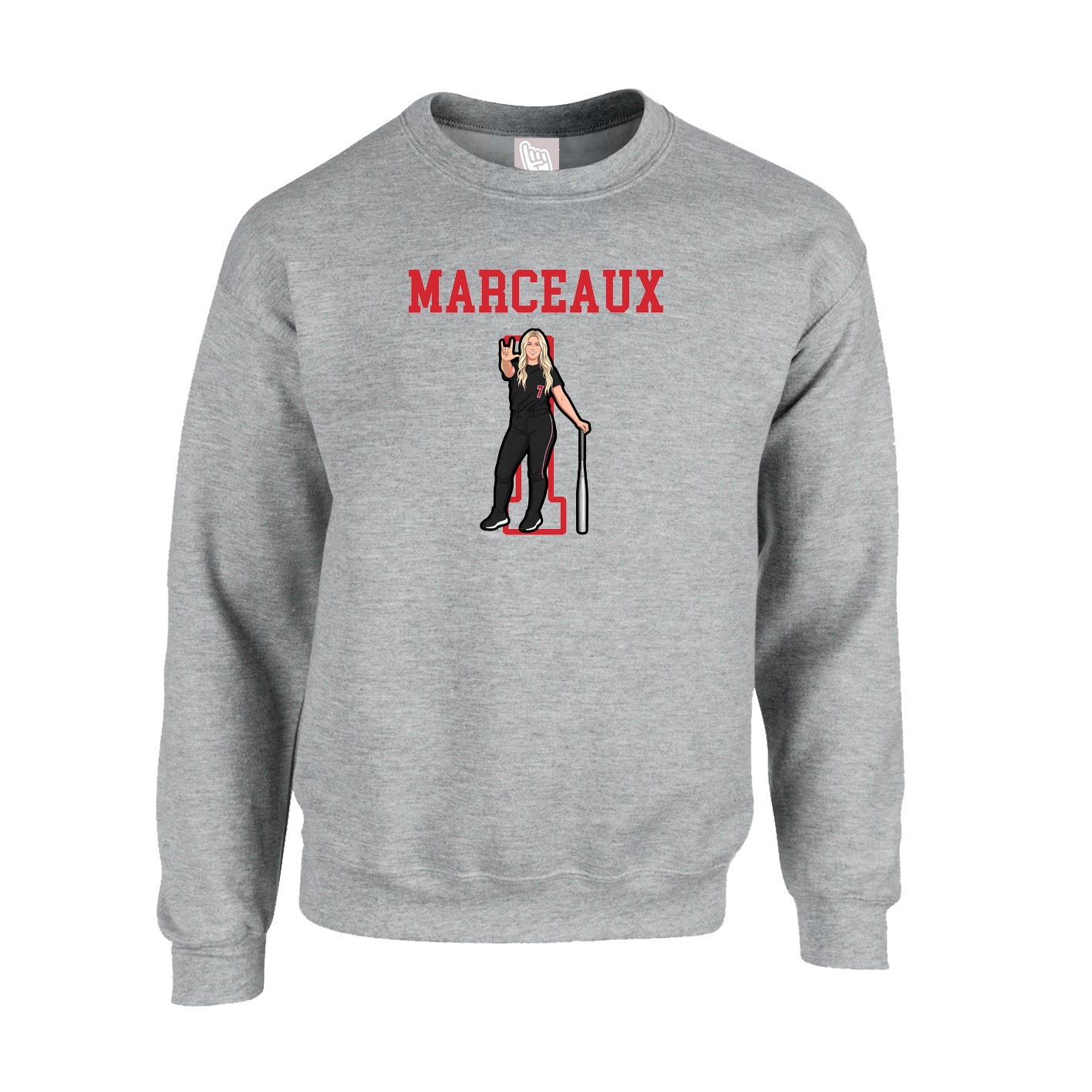 Fleece Crew — Shirsey in Grey