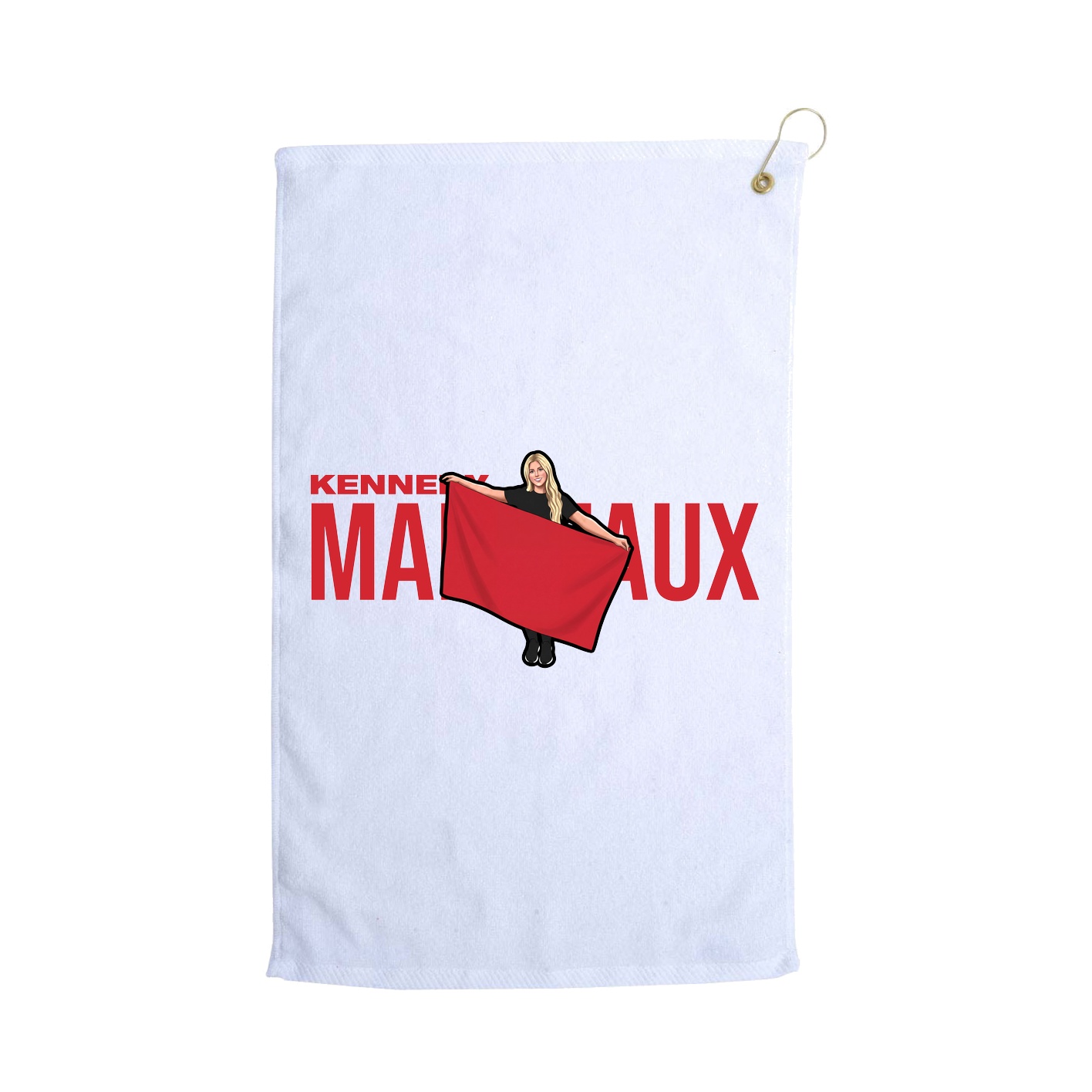 Golf Towel — Player Name in White