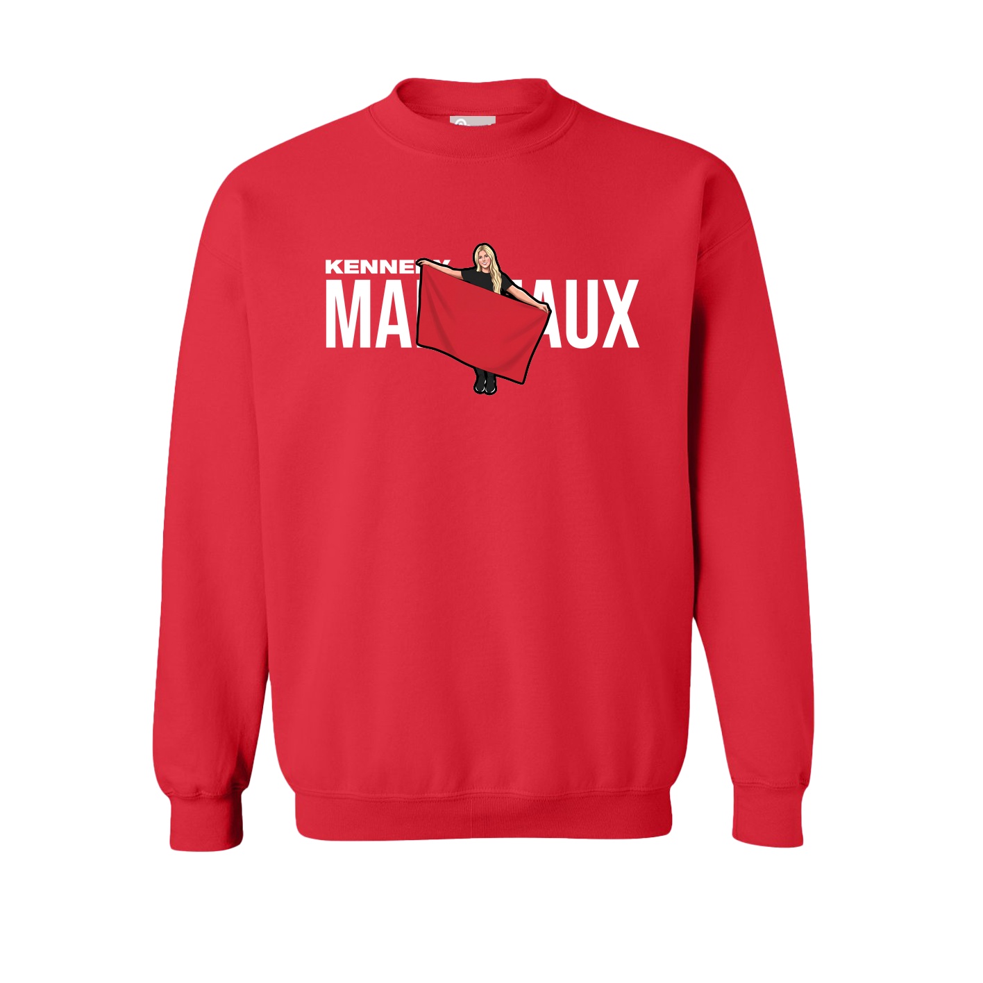 Fleece Crew — Player Name in Red