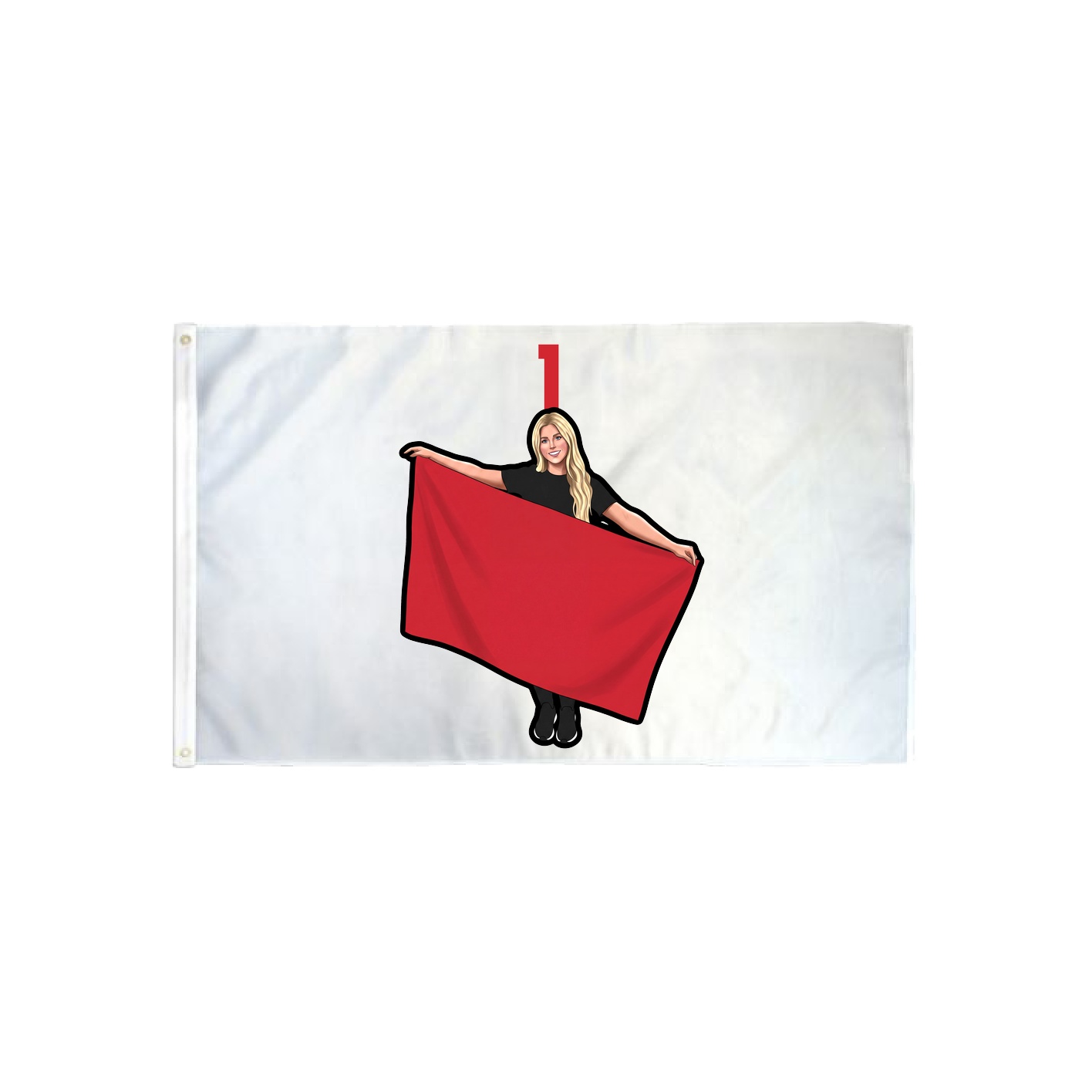 3x5 Flag — Number Top in Classic