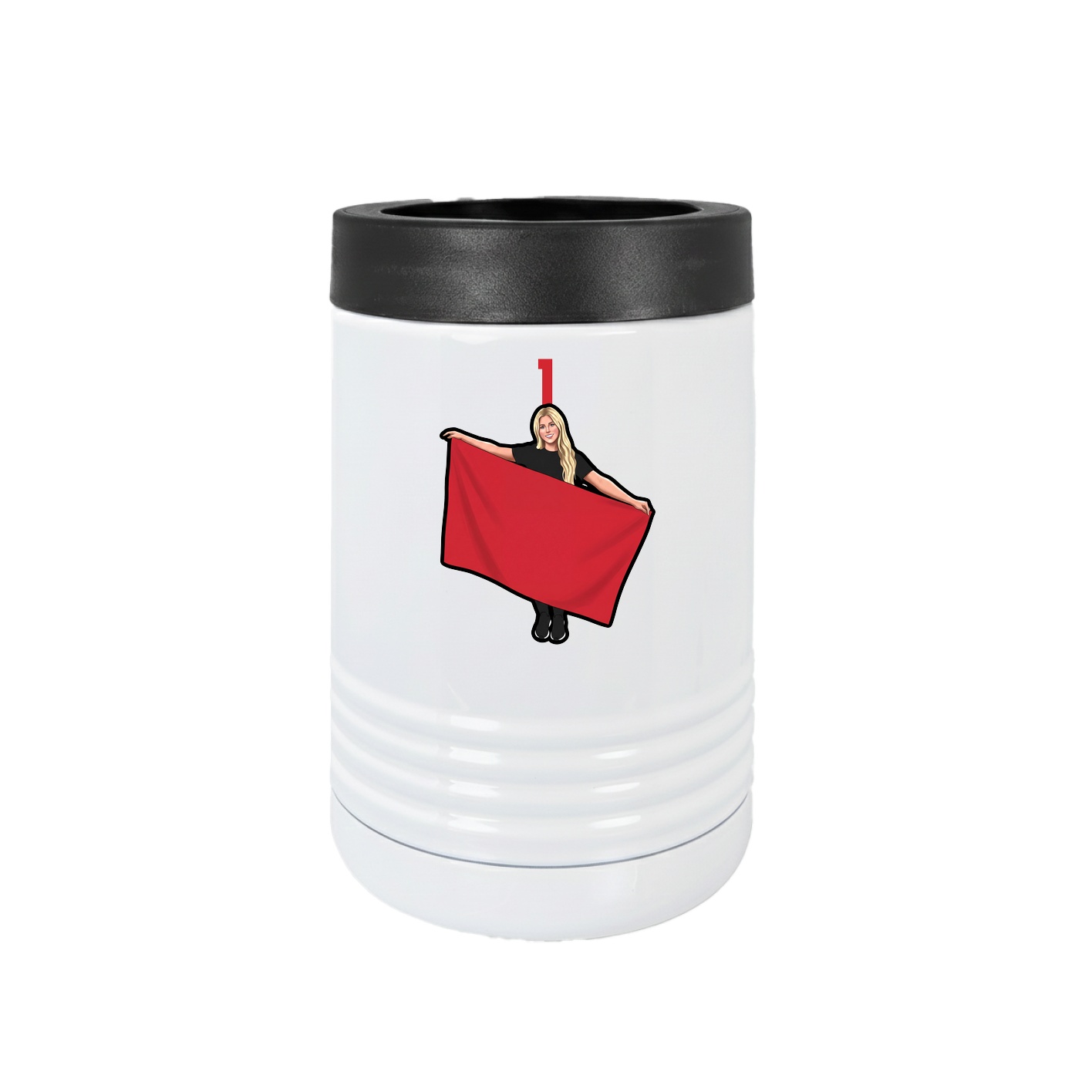 Beverage Holder — Number Top in White
