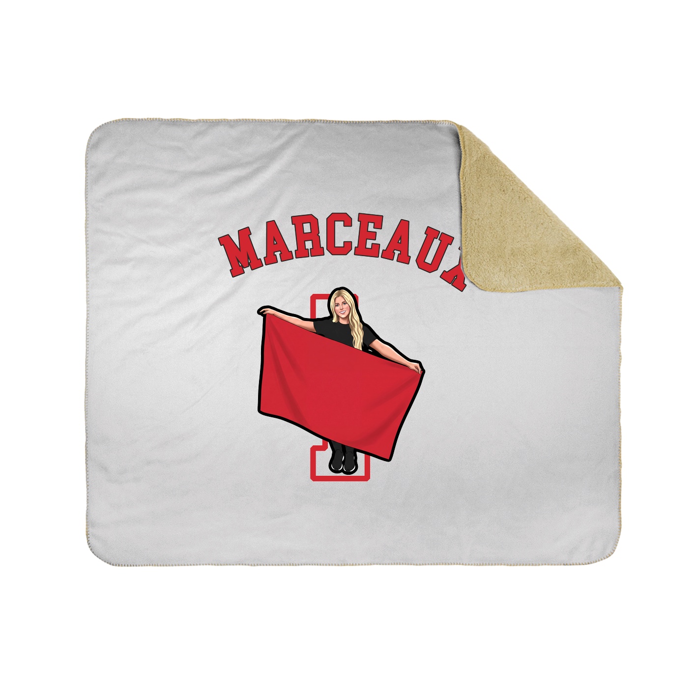 Throw Blanket — Shirsey Arch in White