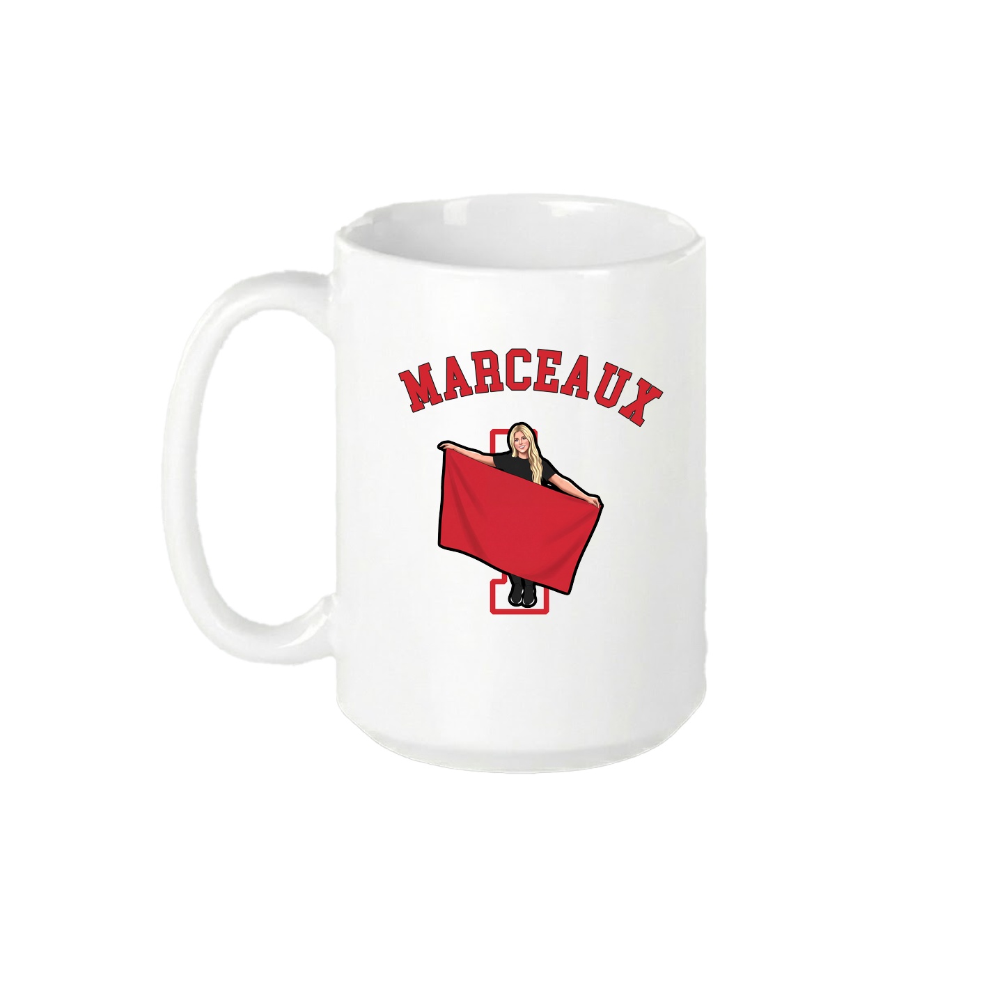 15oz Coffee Mug — Shirsey Arch in White