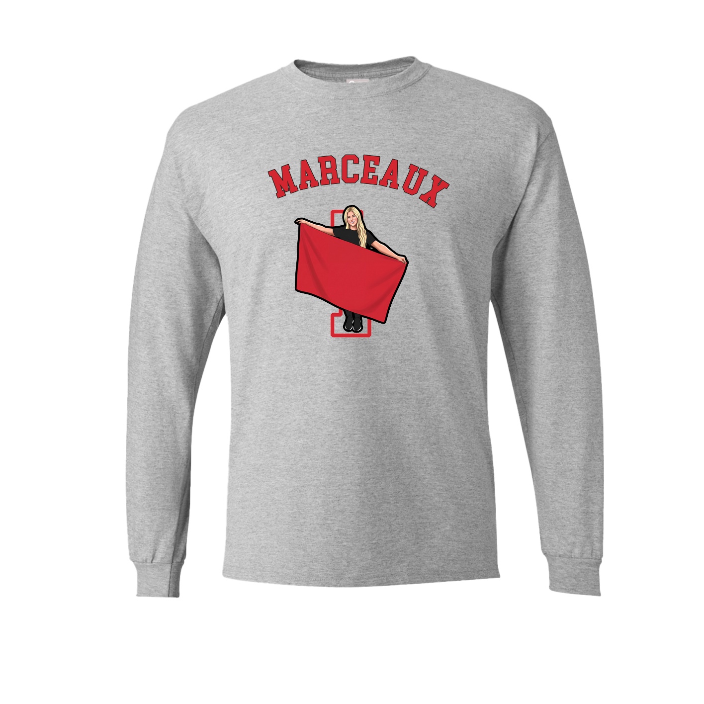 Long Sleeve Tee — Shirsey Arch in Grey